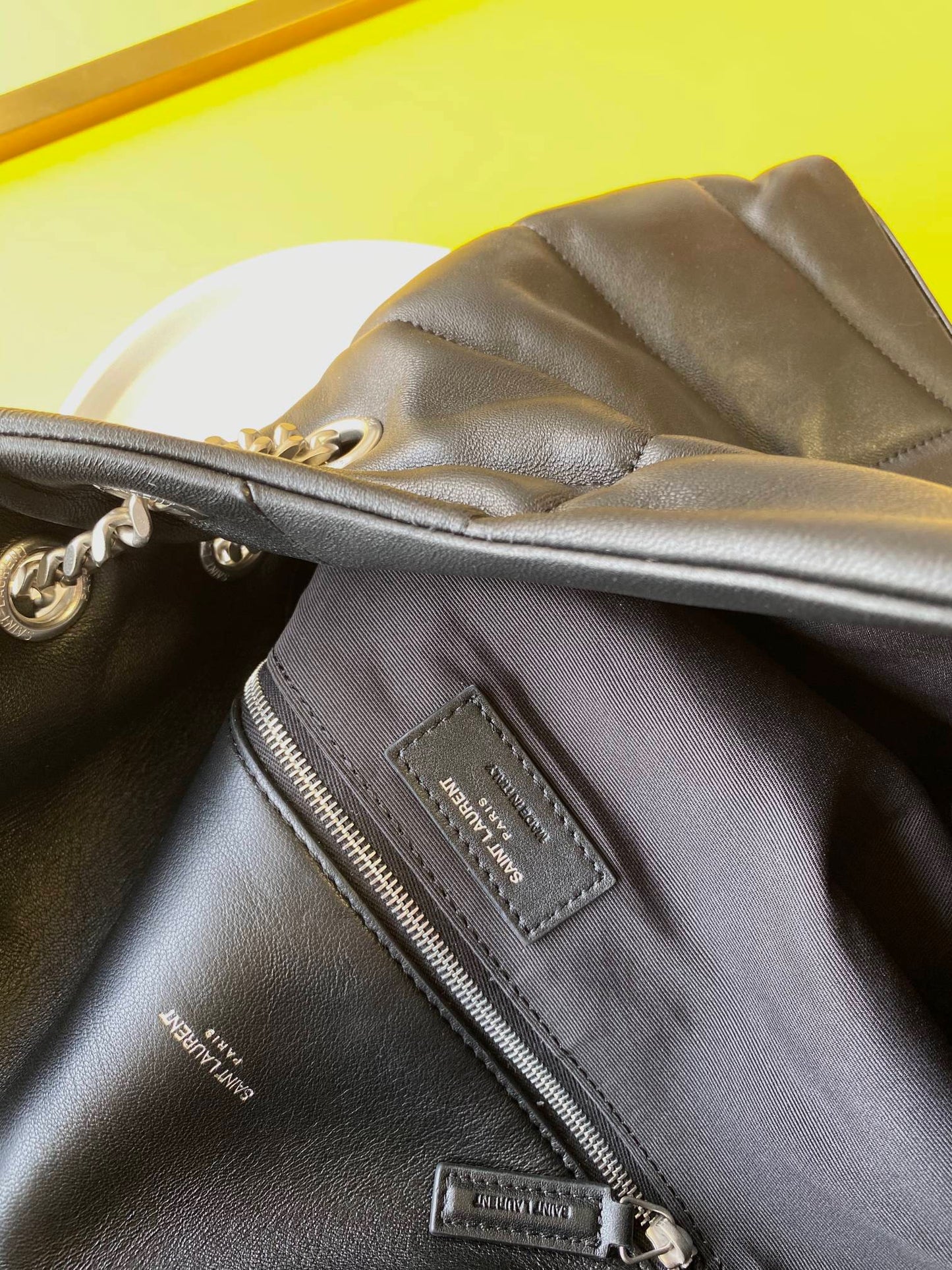 SL MEDIUM BAG IN QUILTED LAMBSKIN