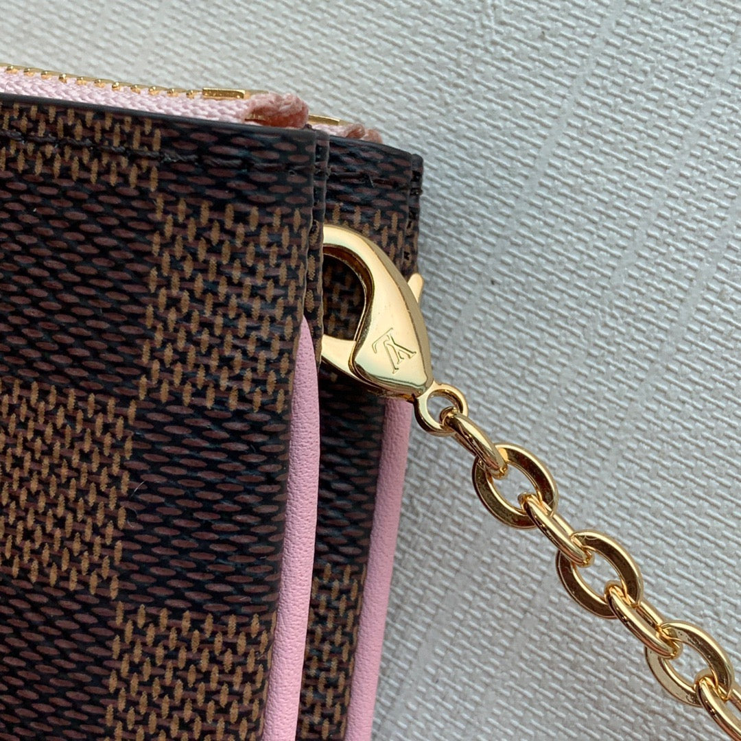 LOU DOUBLE ZIP POCHETTE