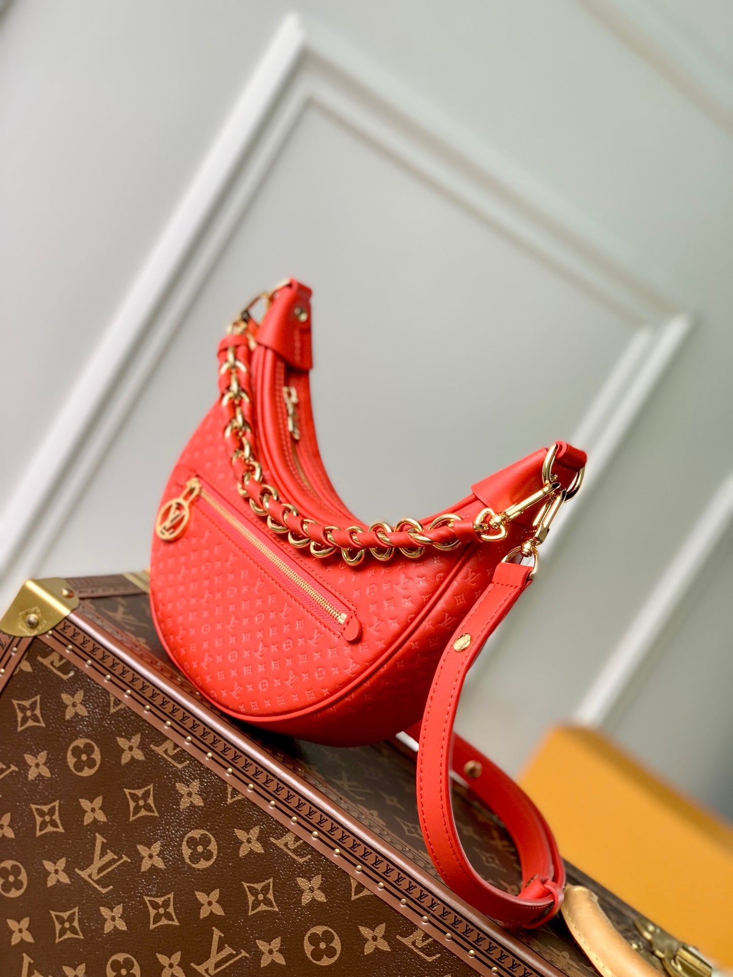 LOU LOOP BAGUETTE BAG