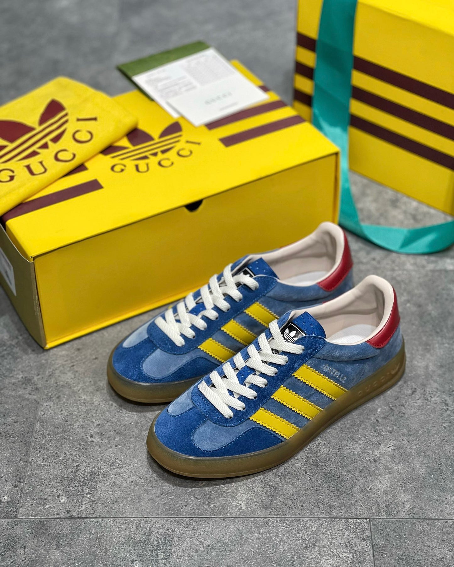 GG x ADID GAZELLE SNEAKER