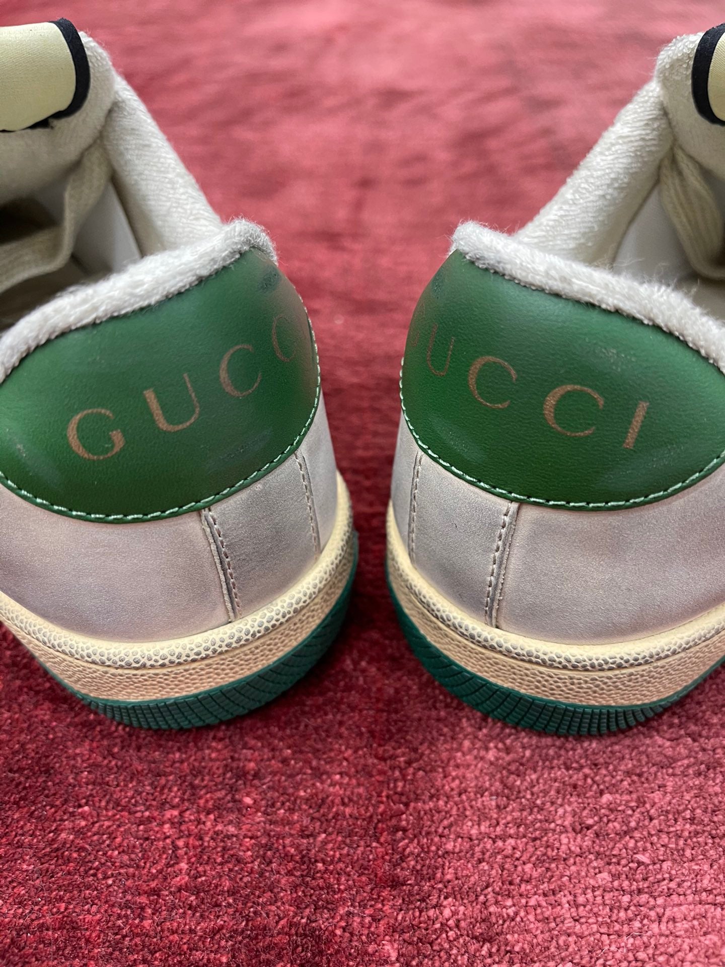 GG SCREENER LEATHER SNEAKERS