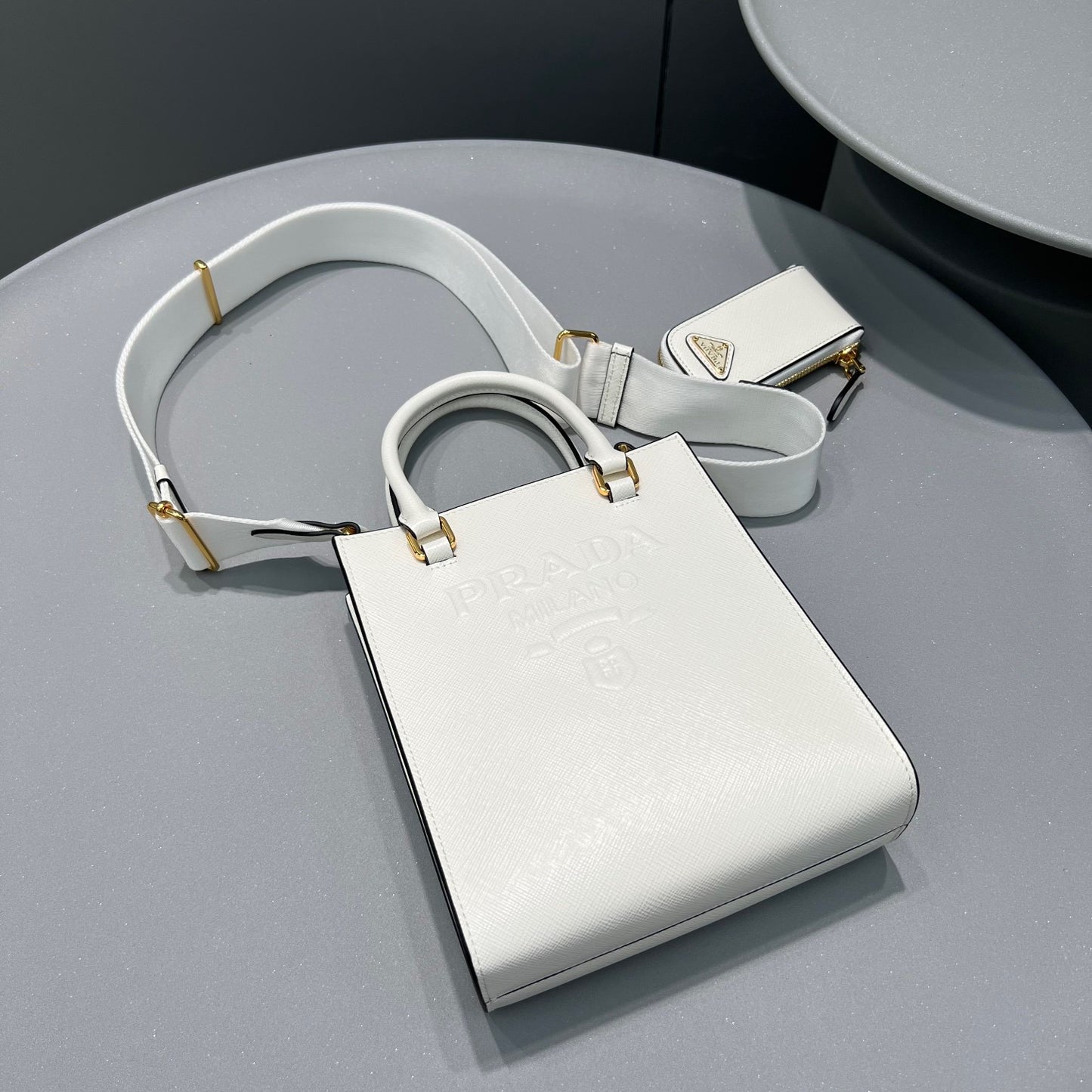 PD SMALL SAFFIANO HANDBAG