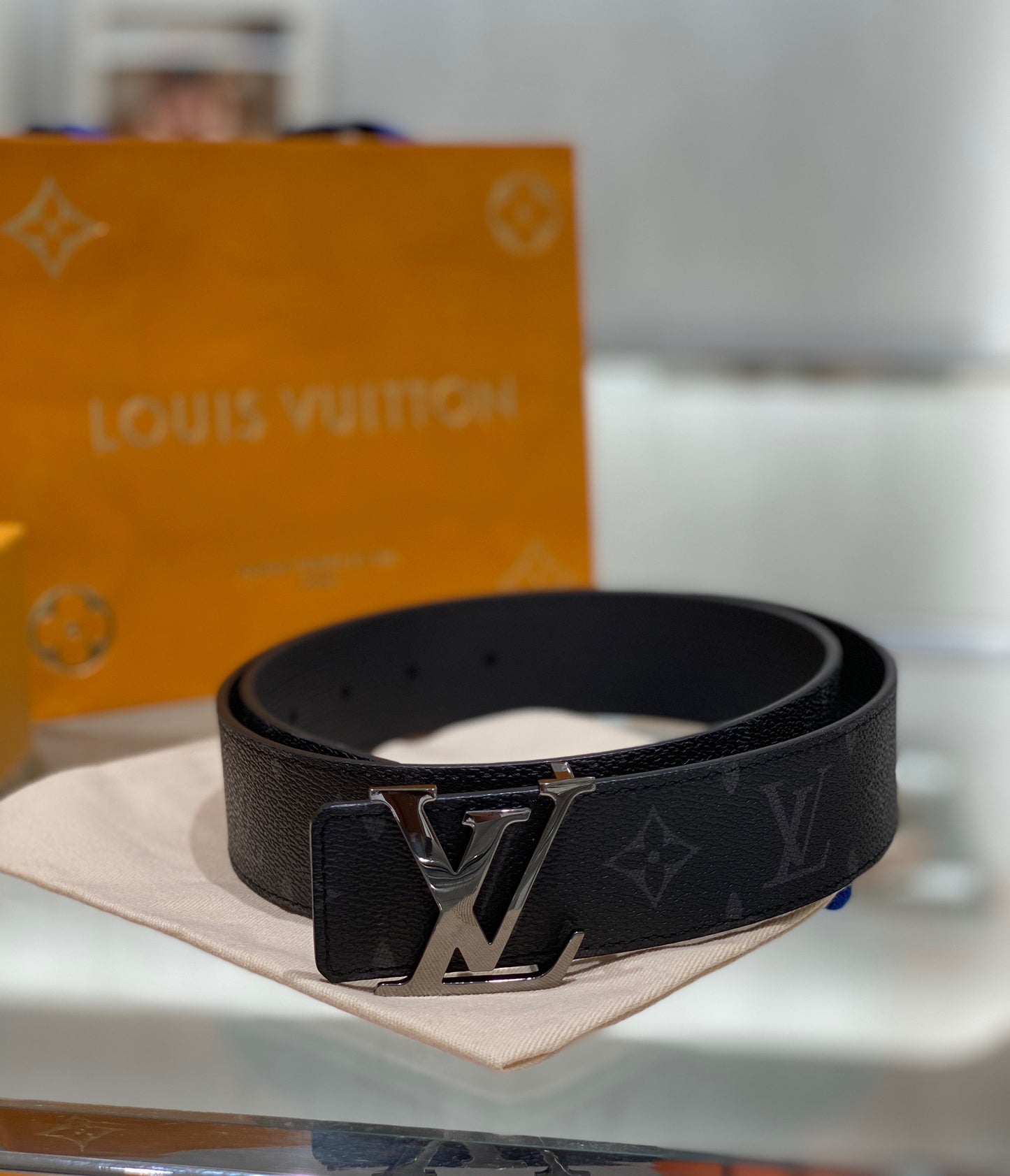 LOU INITIALS 40MM REVERSIBLE BELT