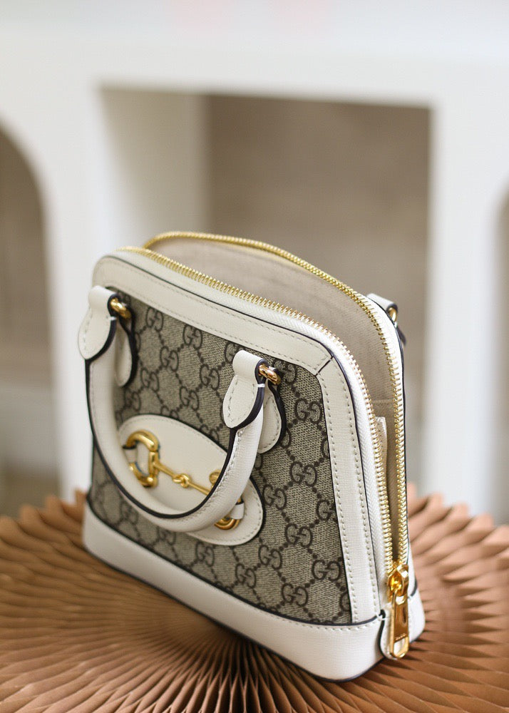 GG HORSEBIT 1955 MINI TOP HANDLE BAG