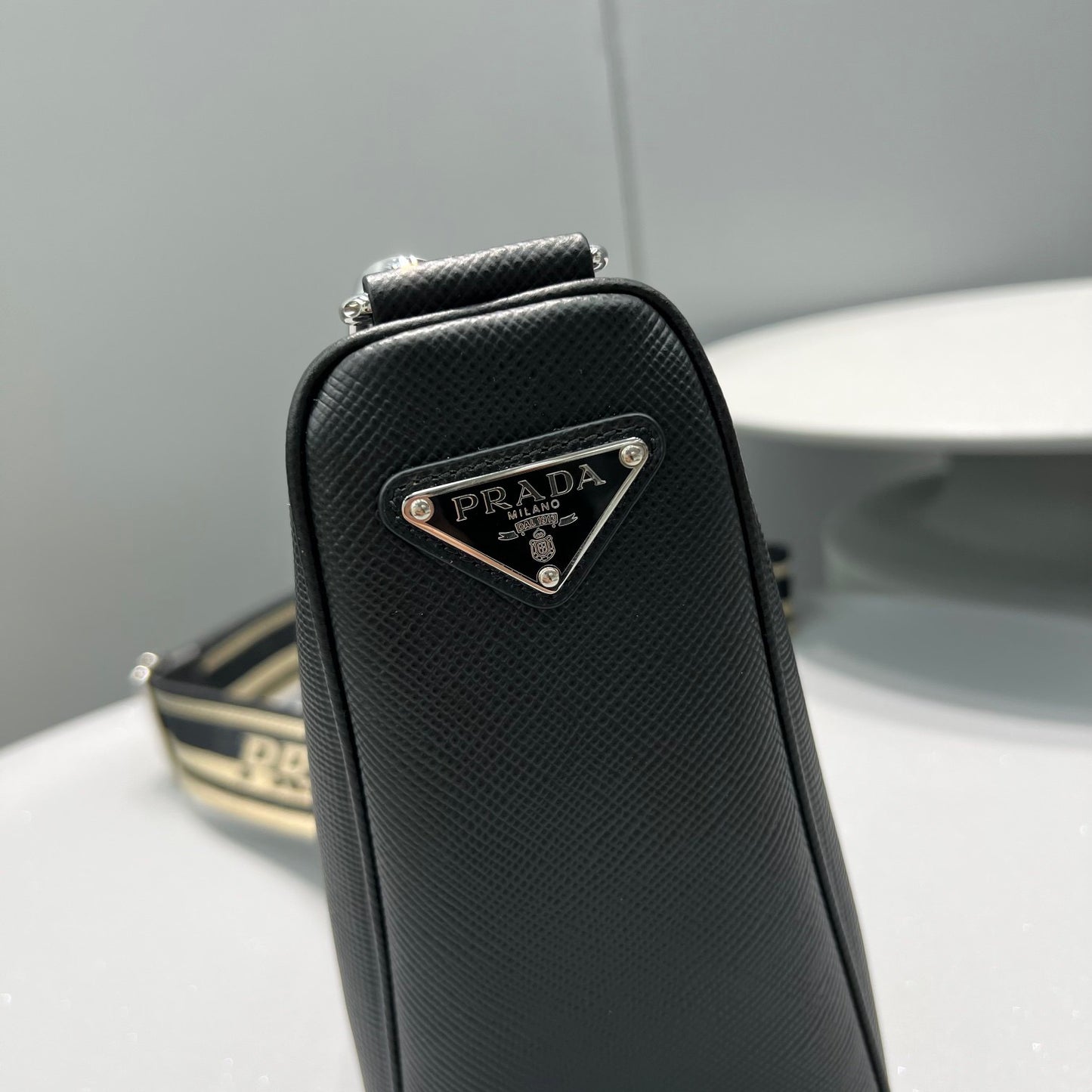 PD SAFFIANO TRIANGLE BAG