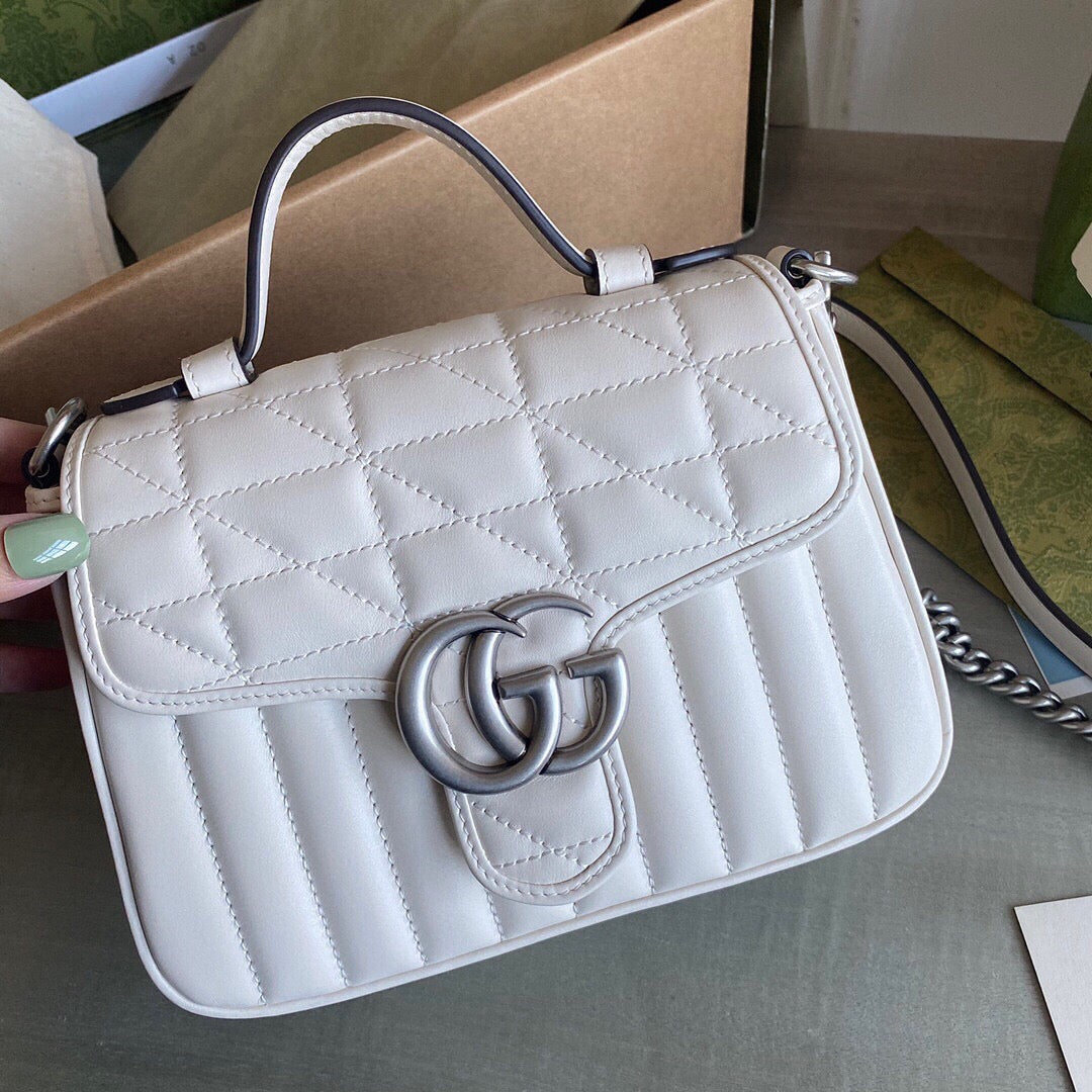 GG MARMONT MINI TOP HANDLE BAG