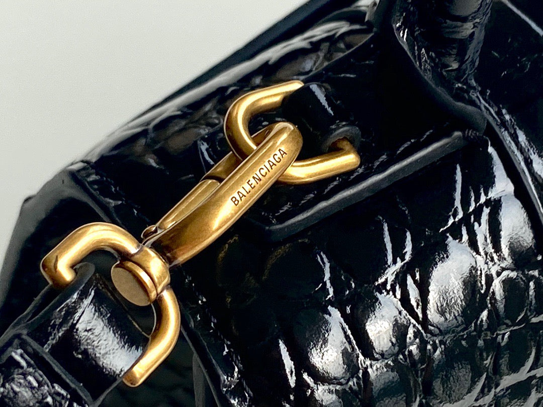 BAL HOURGLASS TOP HANDLE BAG