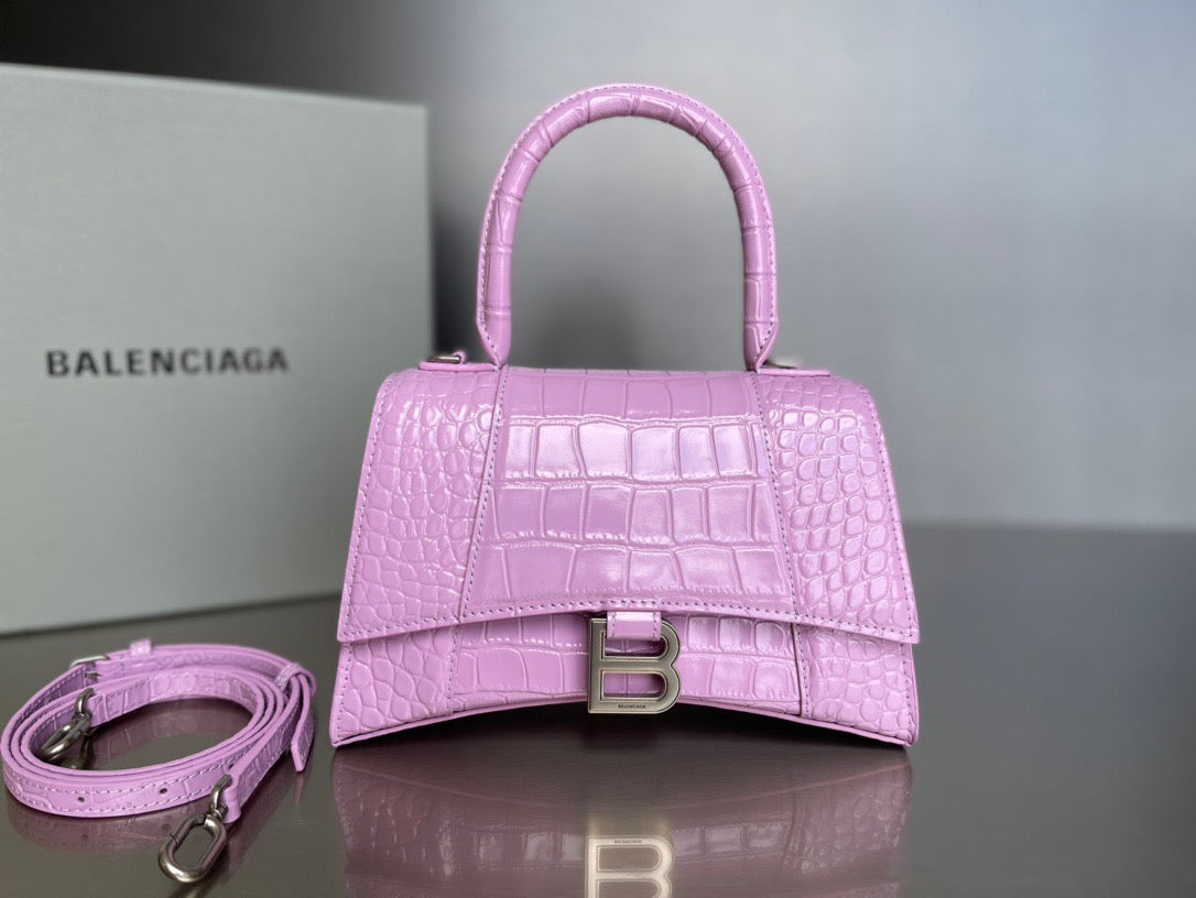 BAL HOURGLASS TOP HANDLE BAG