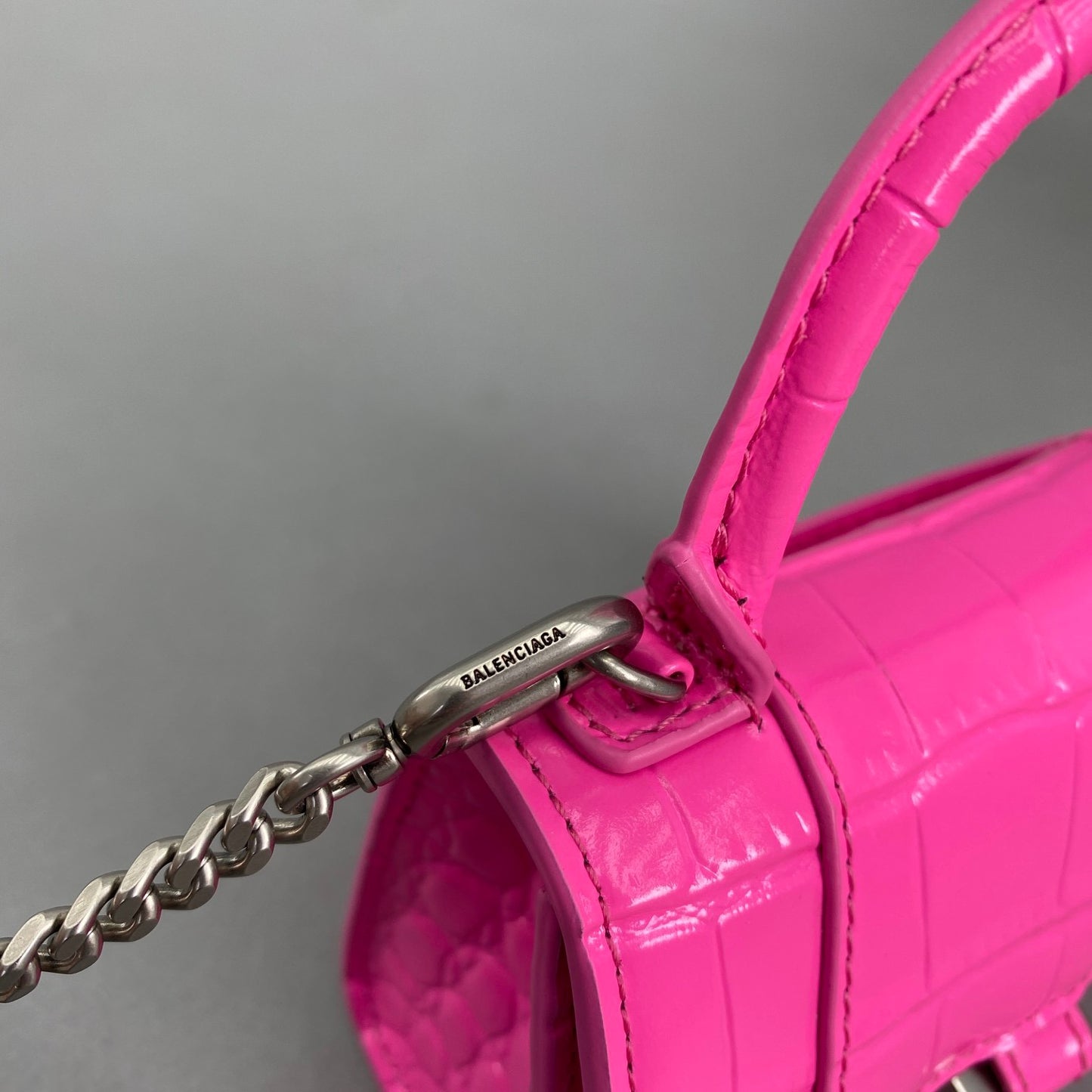 BAL HOURGLASS MINI TOTE BAG