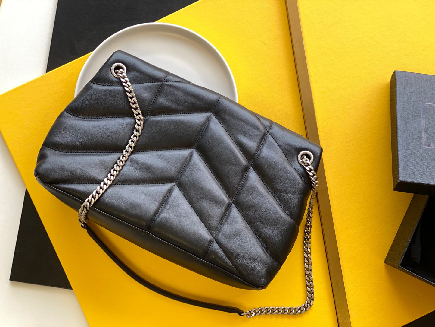 SL MEDIUM BAG IN QUILTED LAMBSKIN