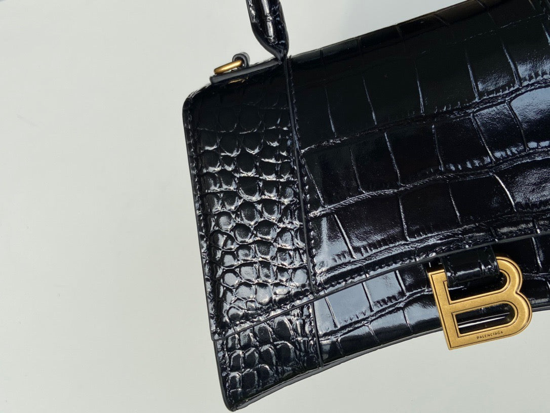 BAL HOURGLASS TOP HANDLE BAG
