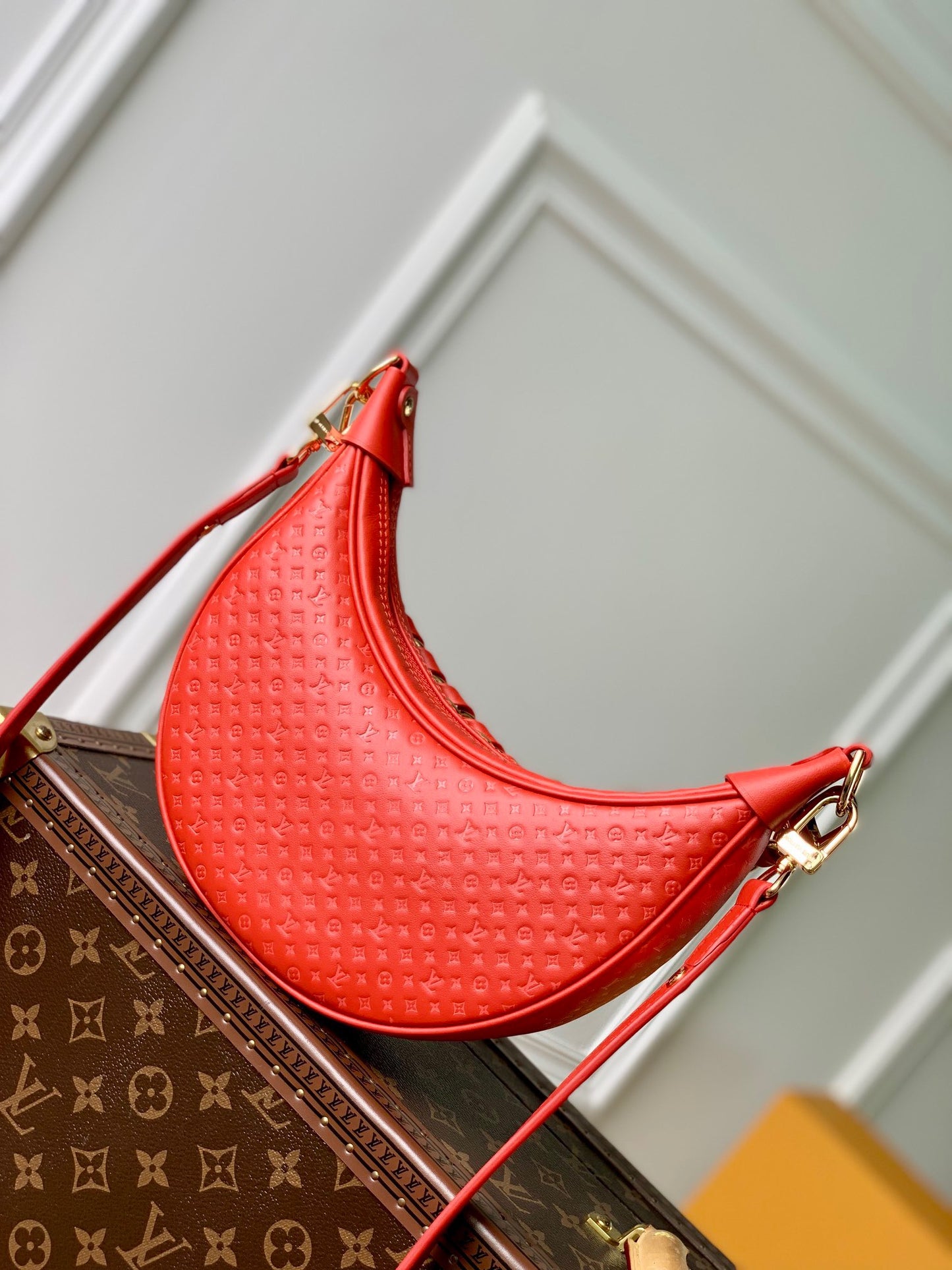 LOU LOOP BAGUETTE BAG
