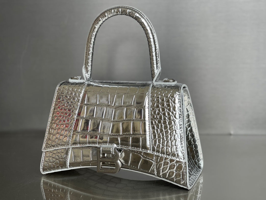 BAL HOURGLASS TOP HANDLE BAG
