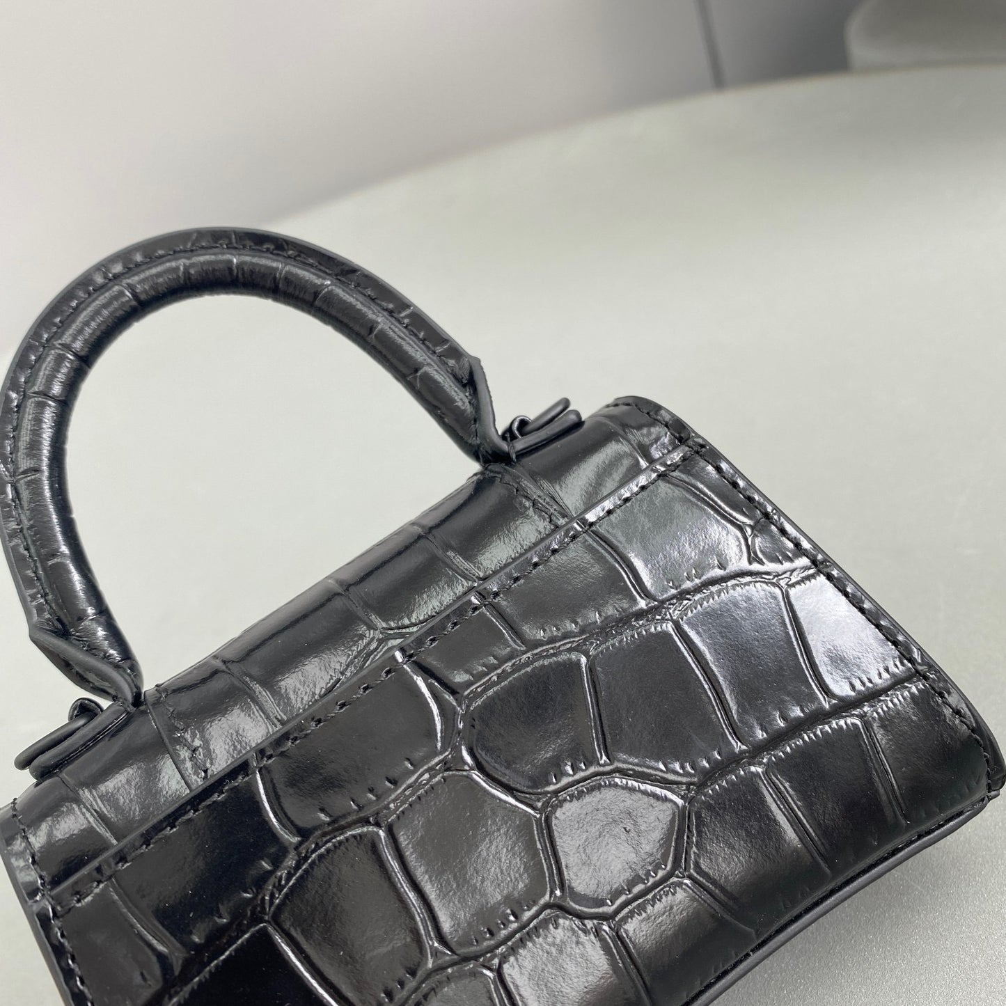 BAL HOURGLASS MINI TOTE BAG