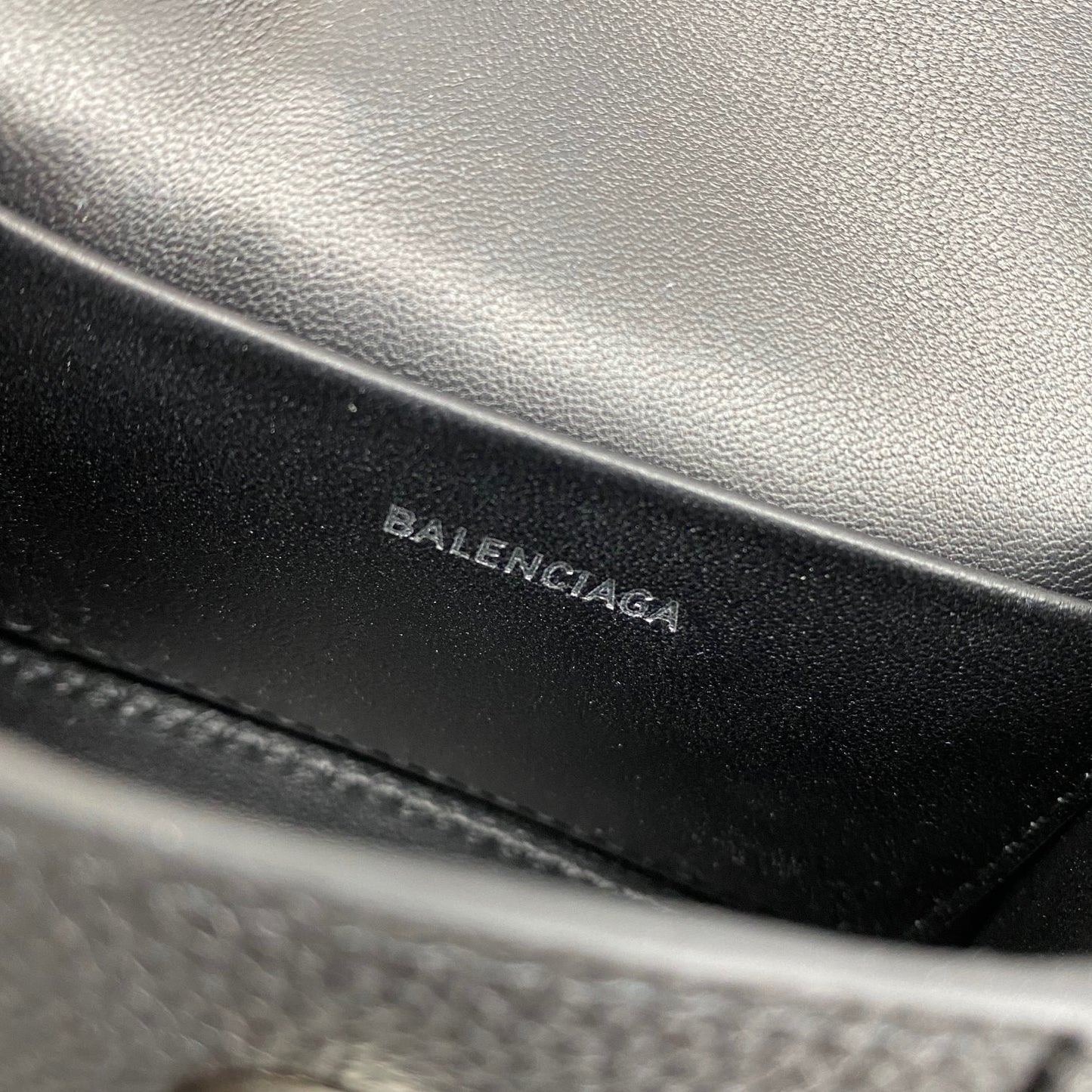 BAL HOURGLASS MINI TOTE BAG