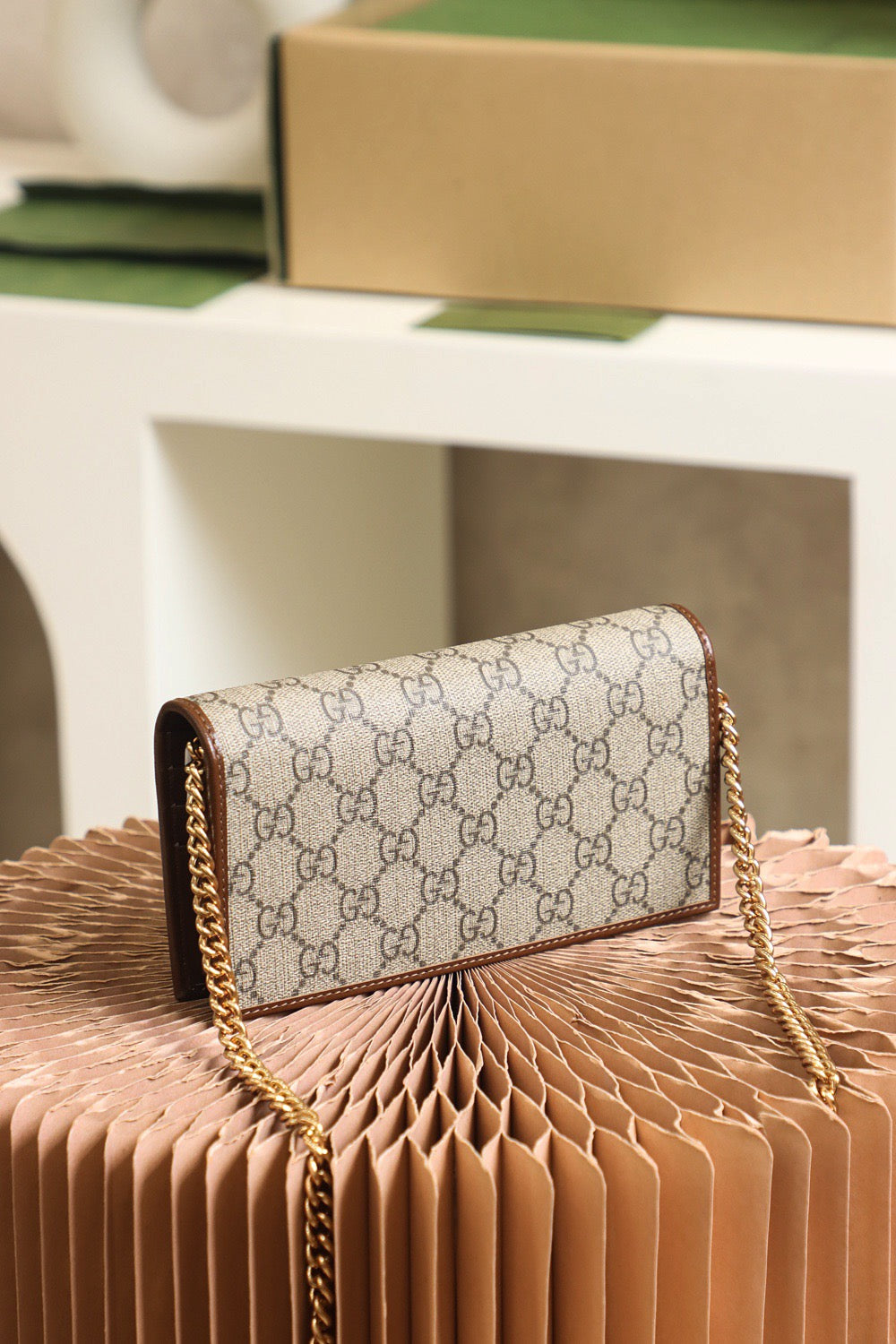 GG HORSEBIT 1955 WALLET WITH CHAIN