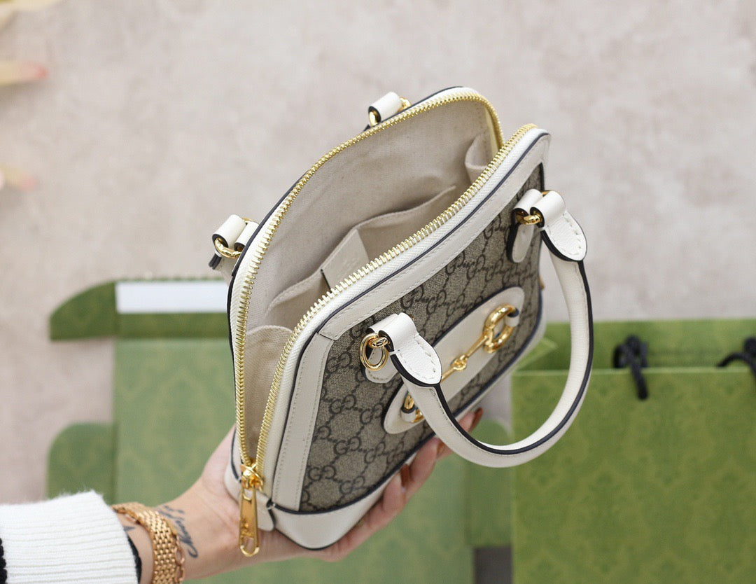 GG HORSEBIT 1955 MINI TOP HANDLE BAG