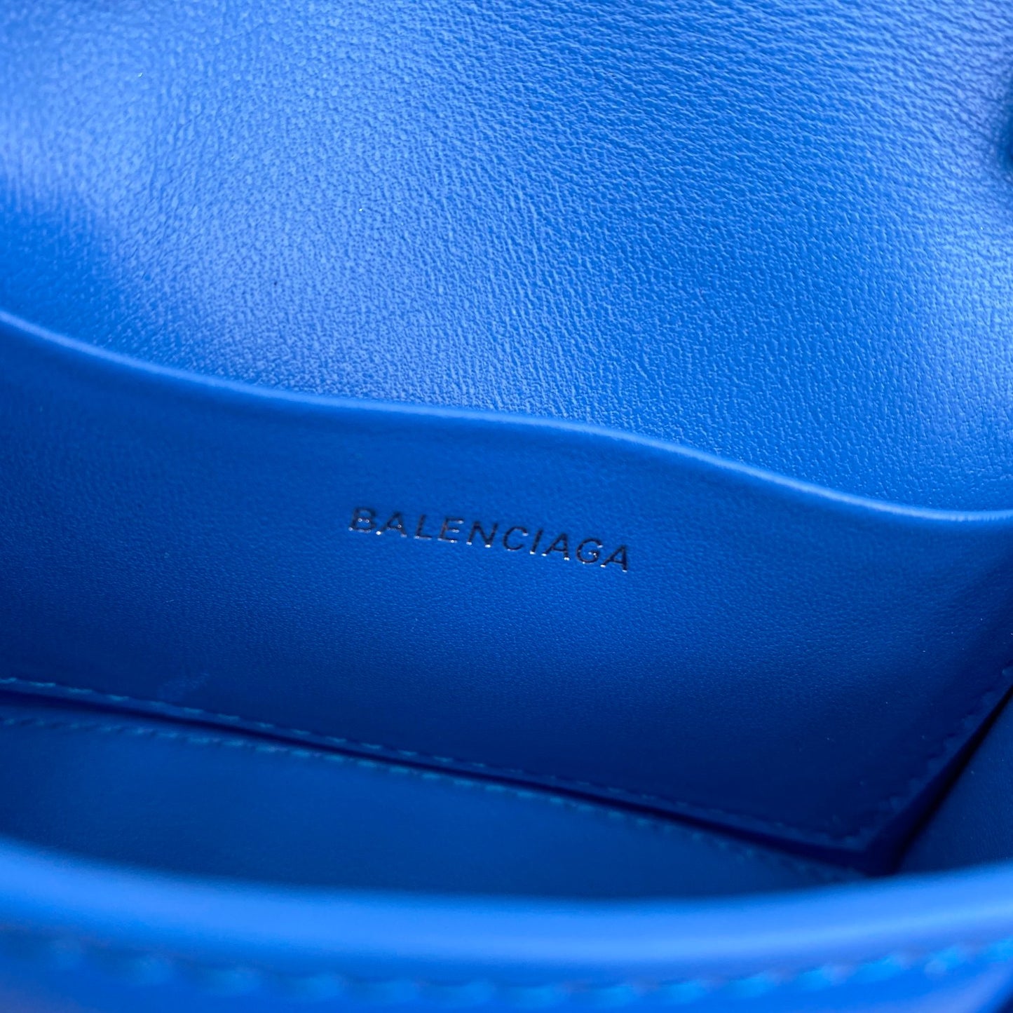 BAL HOURGLASS MINI TOTE BAG