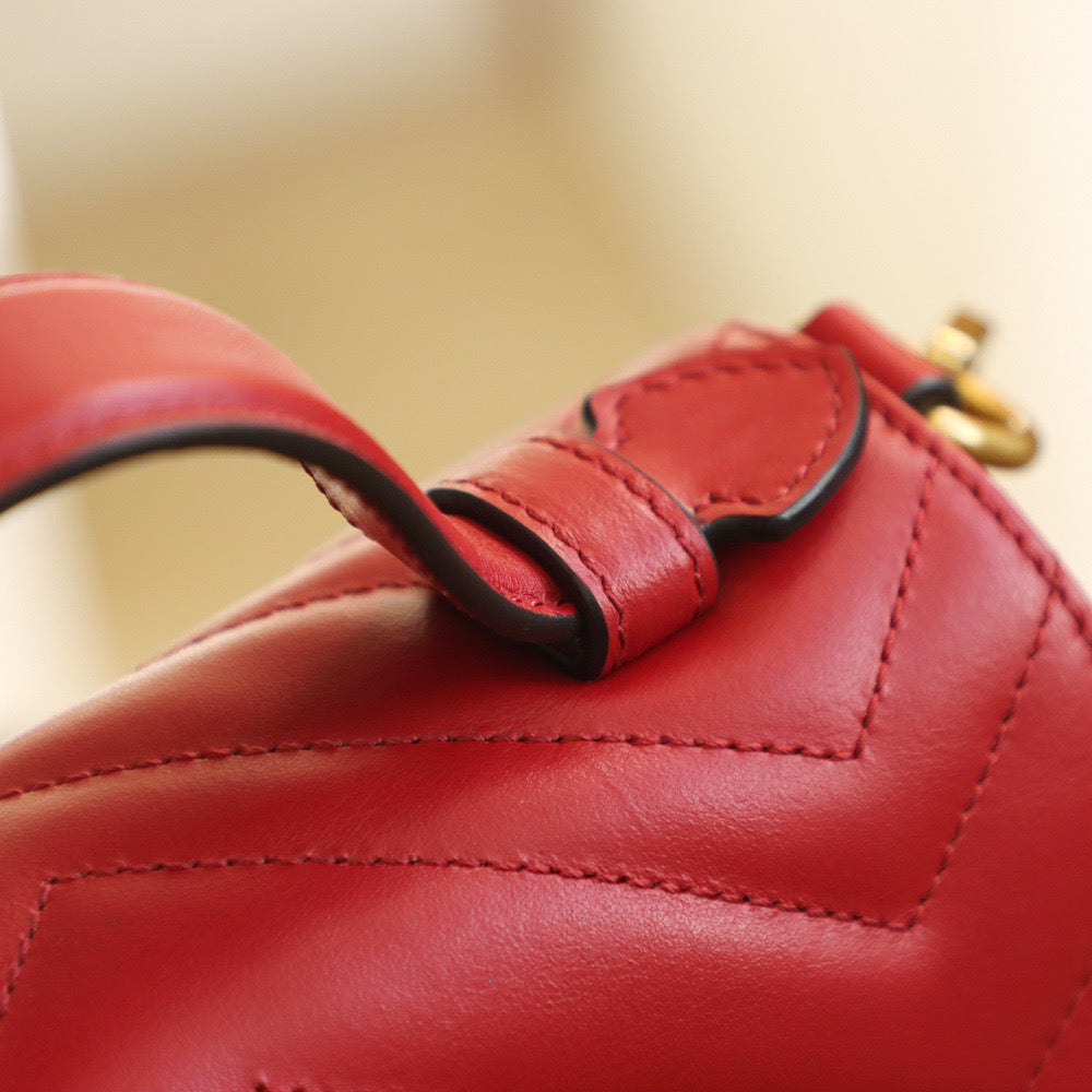 GG MARMONT MINI TOP HANDLE BAG