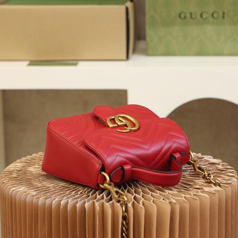 GG MARMONT MINI TOP HANDLE BAG