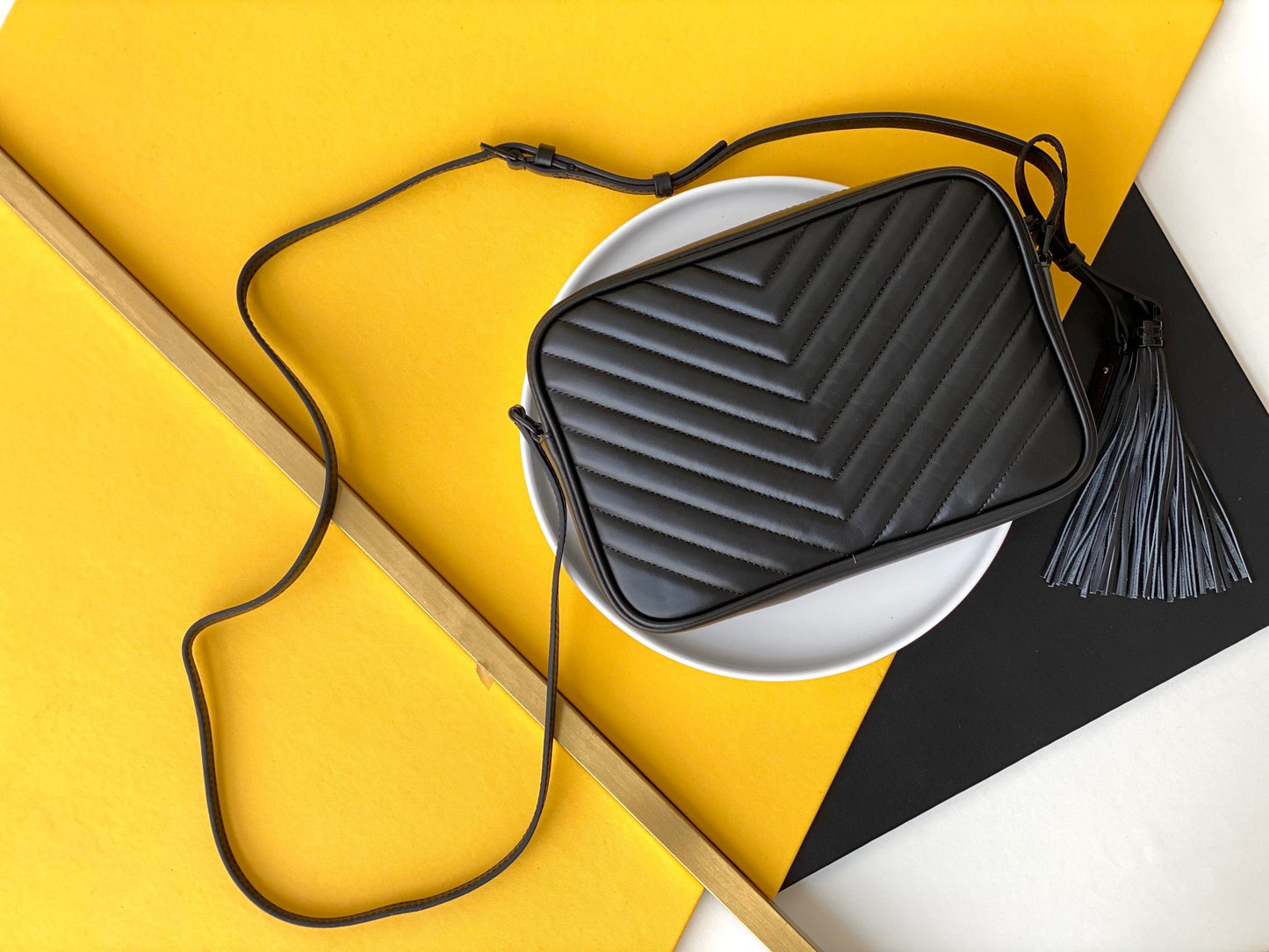 SL LOU CAMERA BAG IN QUILTED LEATHER