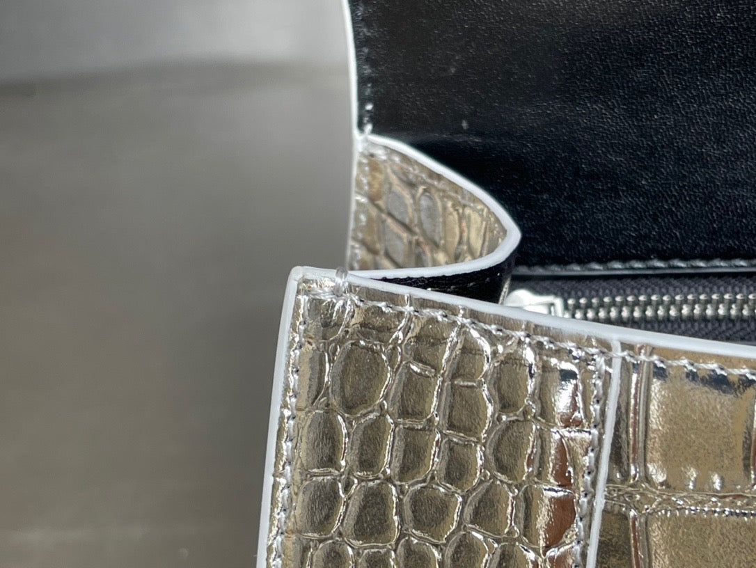 BAL HOURGLASS TOP HANDLE BAG