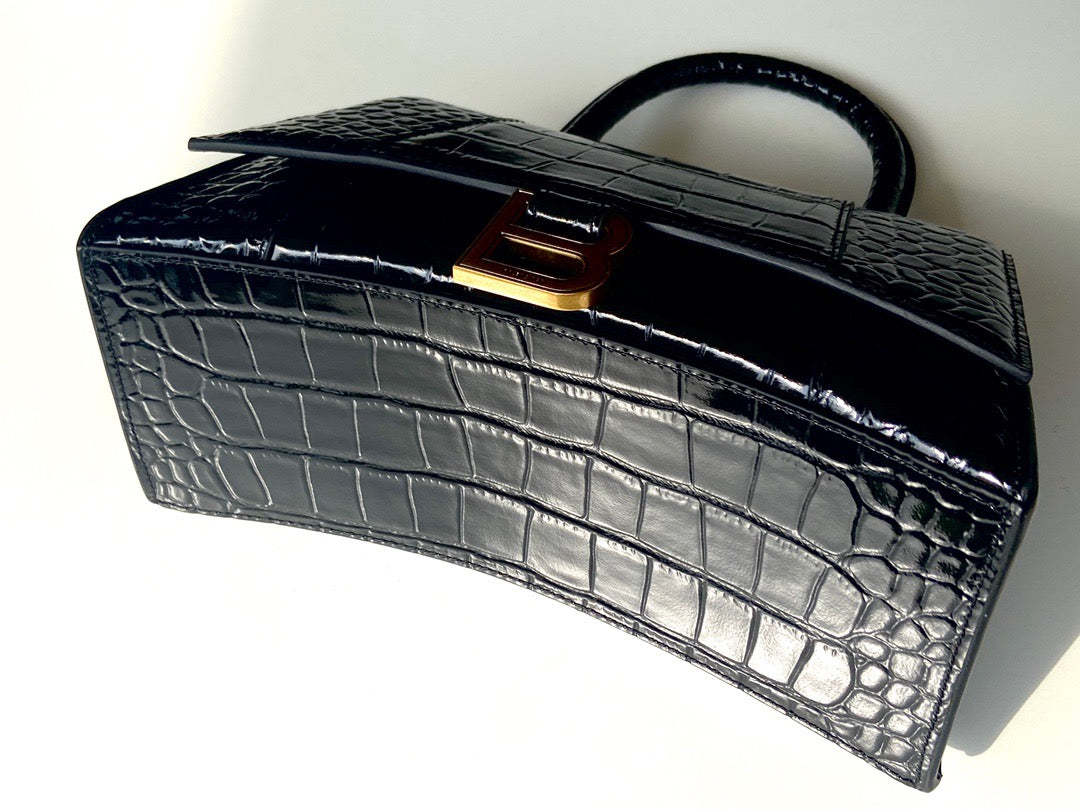 BAL HOURGLASS TOP HANDLE BAG