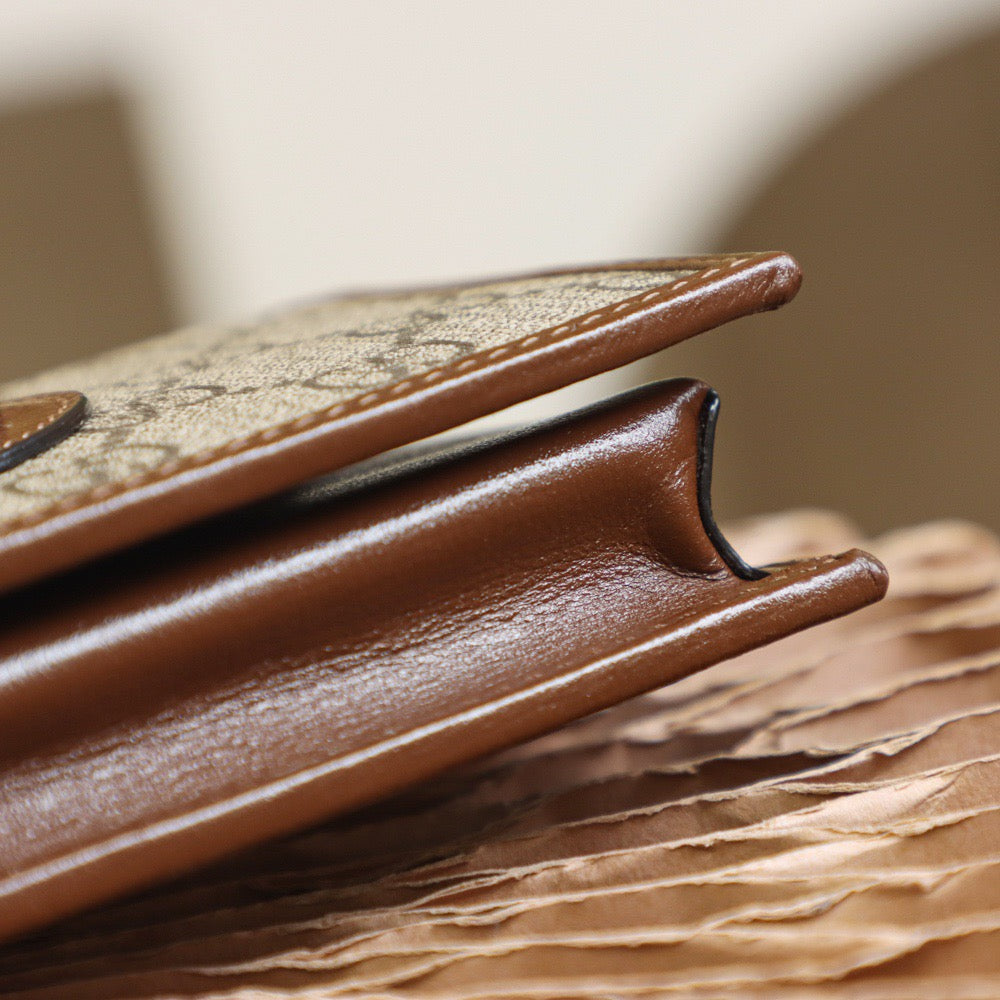 GG HORSEBIT 1955 WALLET WITH CHAIN