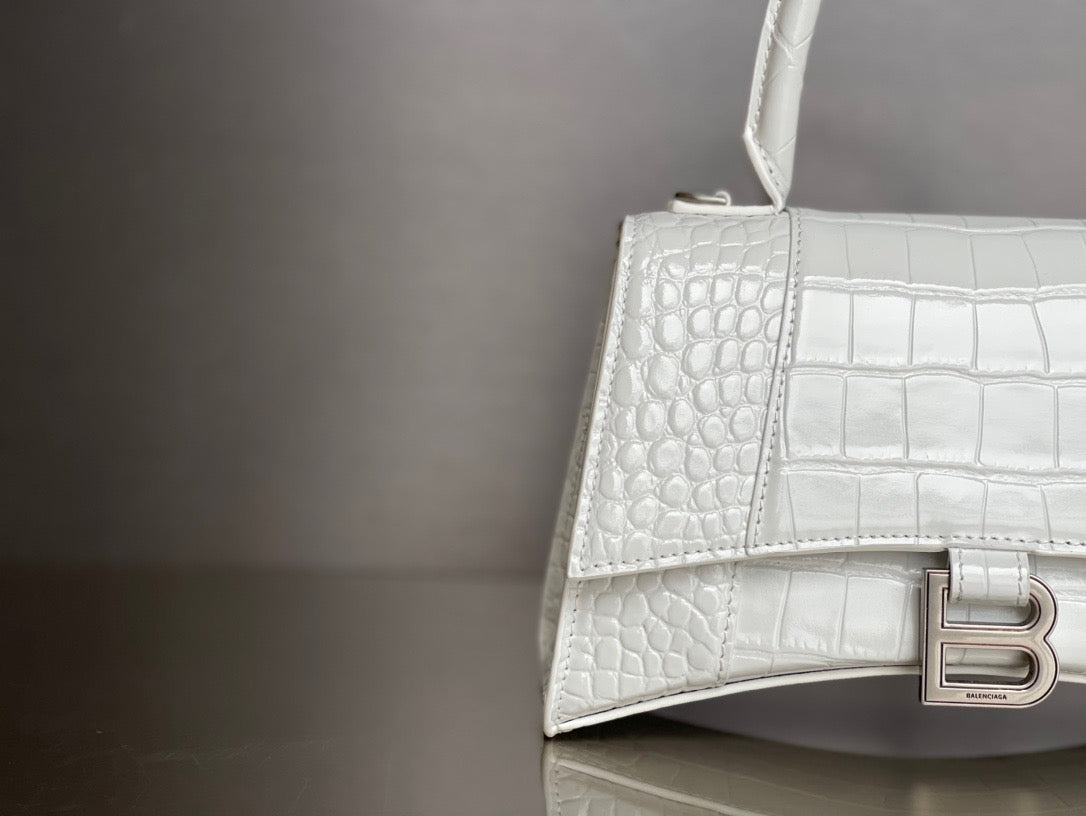 BAL HOURGLASS TOP HANDLE BAG