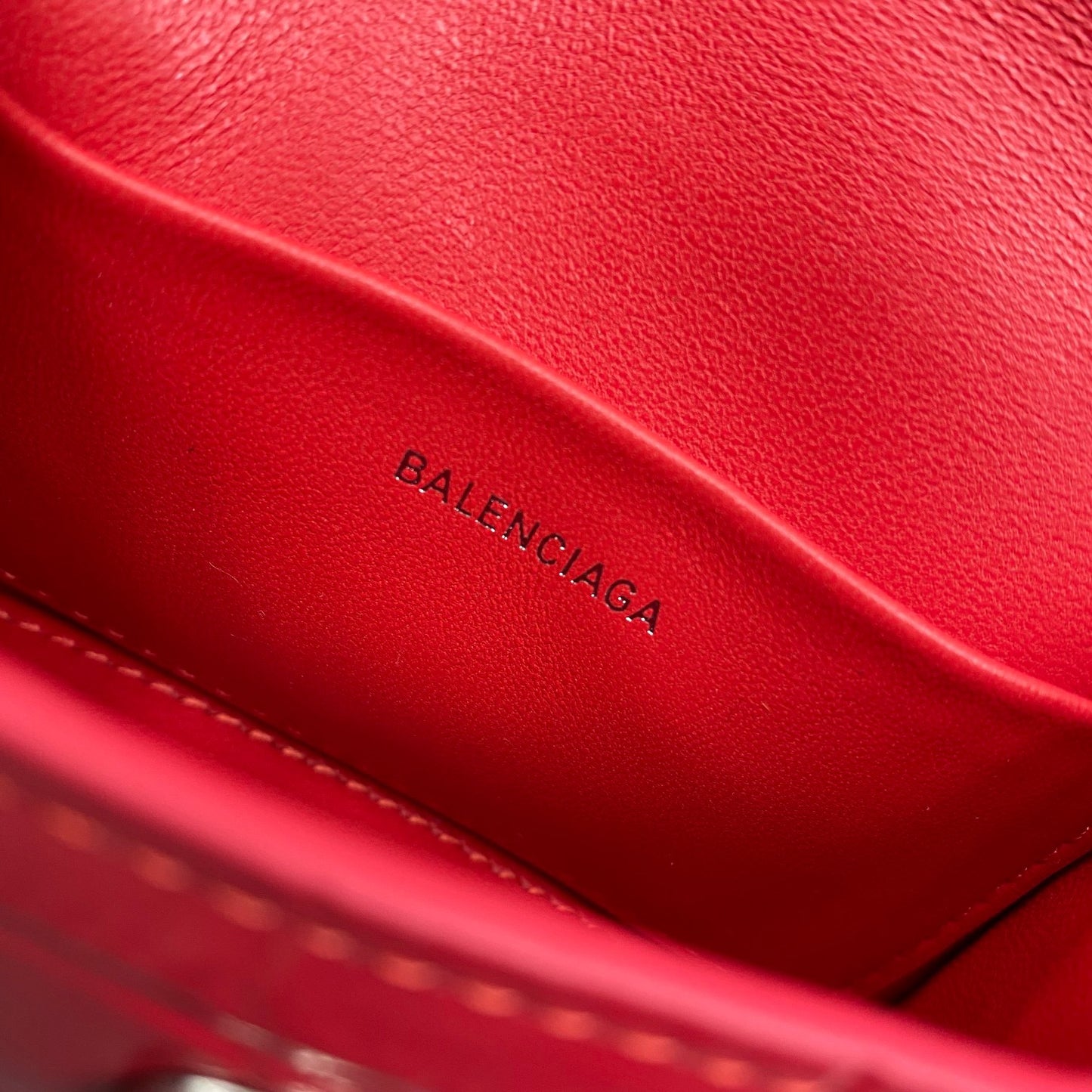 BAL HOURGLASS MINI TOTE BAG