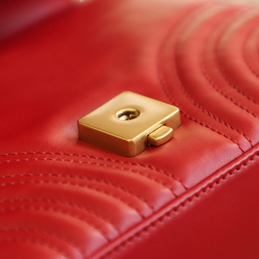 GG MARMONT MINI TOP HANDLE BAG
