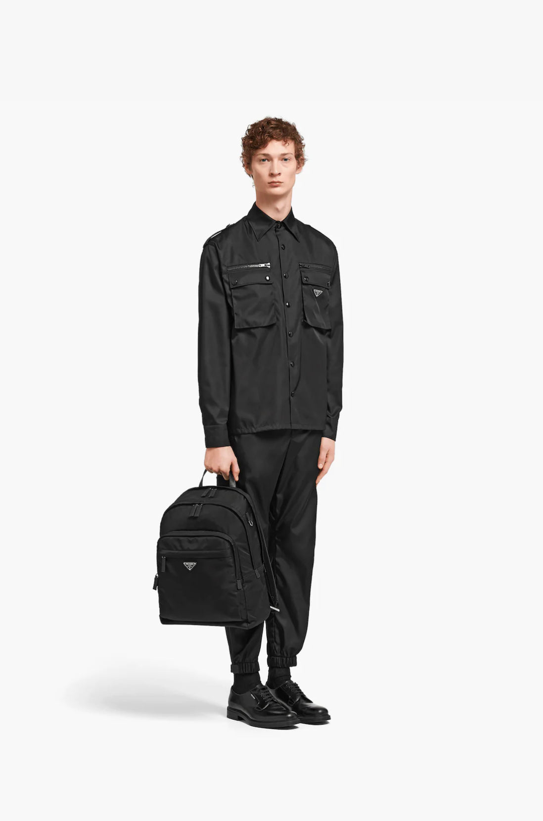 PD RE-NYLON SAFFIANO BACKPACK
