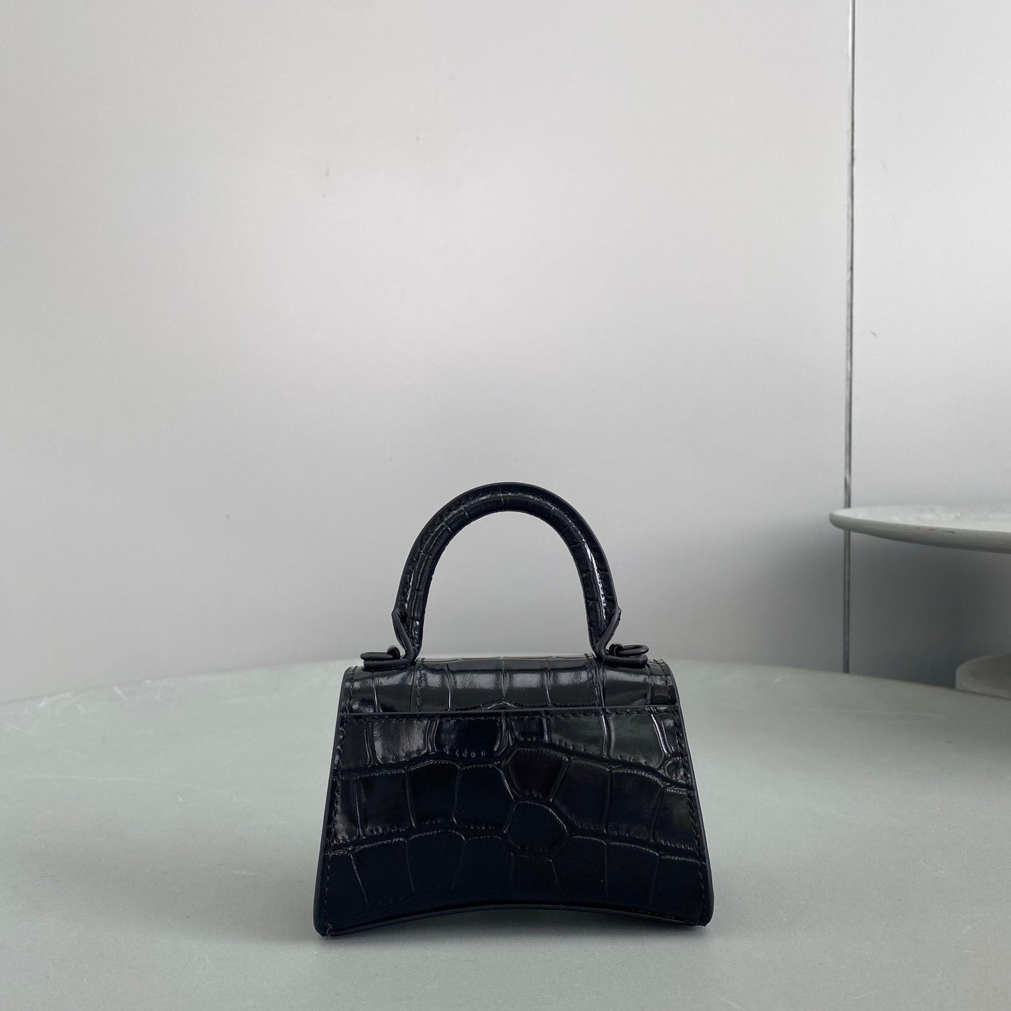 BAL HOURGLASS MINI TOTE BAG