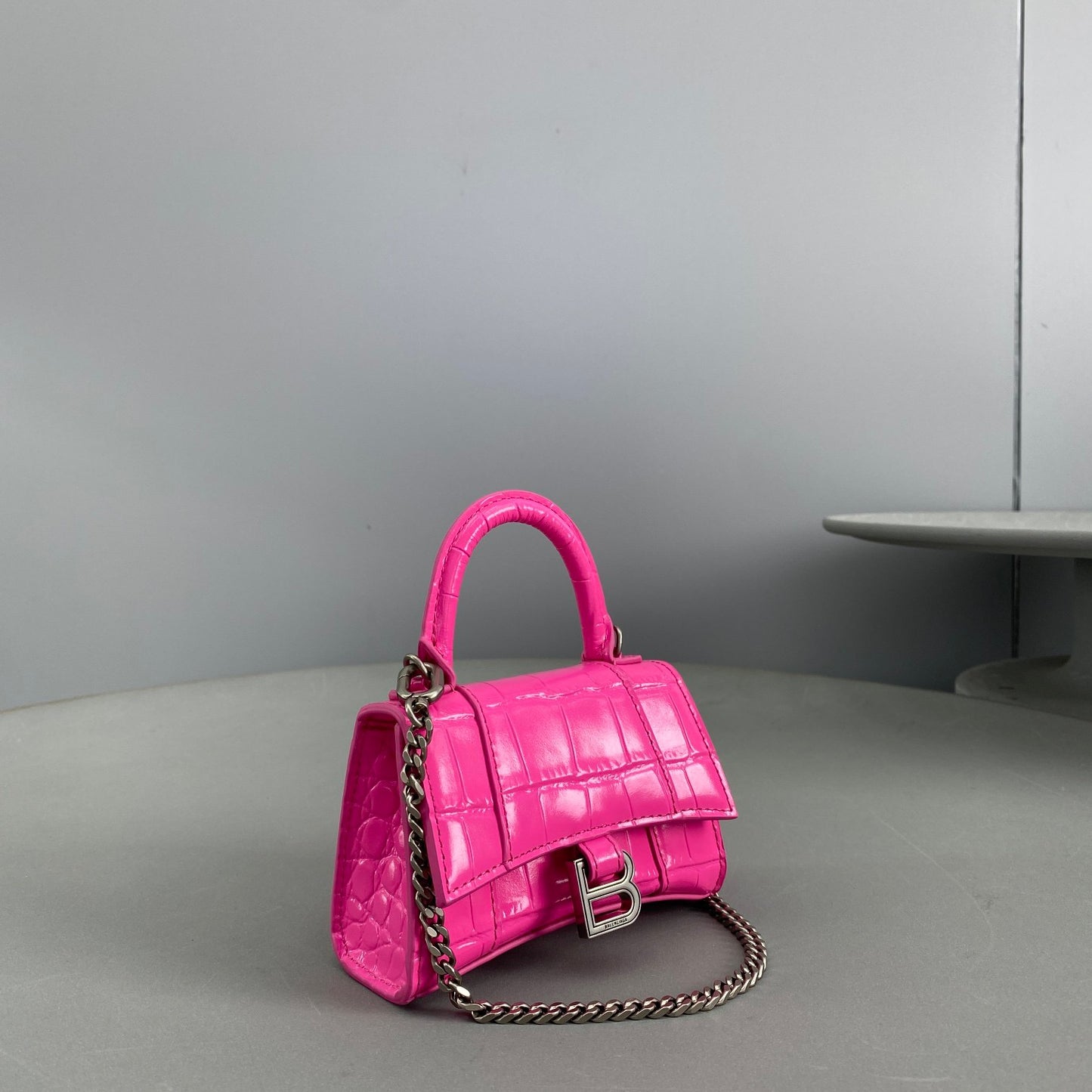 BAL HOURGLASS MINI TOTE BAG