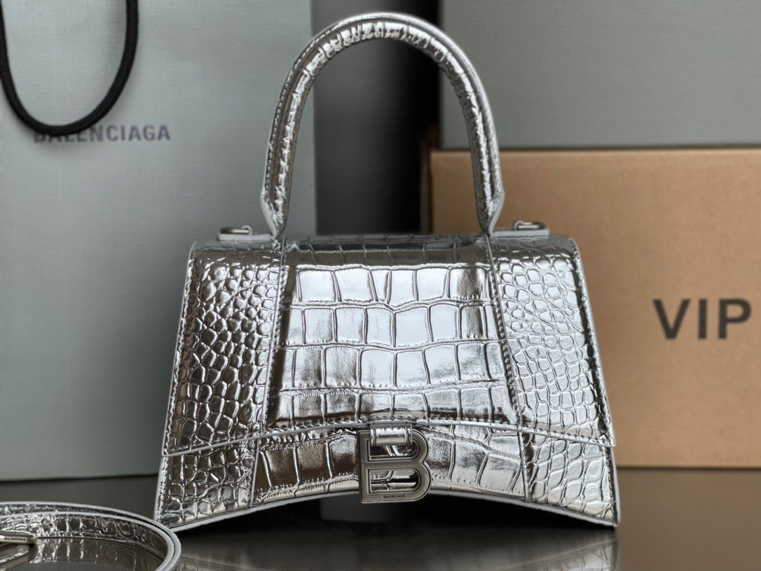 BAL HOURGLASS TOP HANDLE BAG