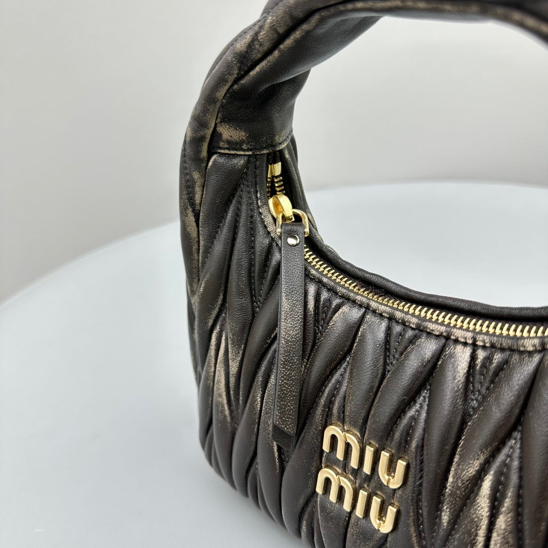 MIU M WANDER MINI HOBO BAG