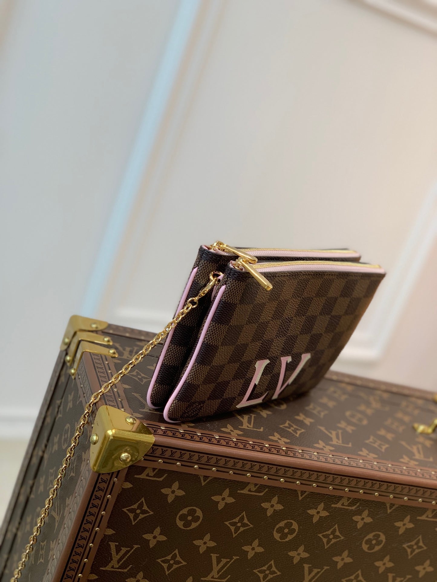 LOU DOUBLE ZIP POCHETTE