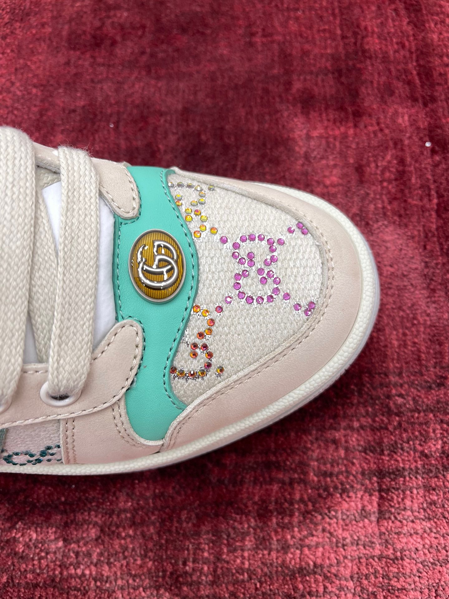 GG SCREENER LEATHER SNEAKERS