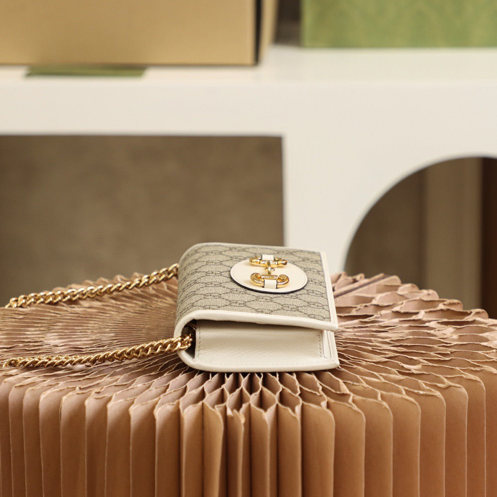 GG HORSEBIT 1955 WALLET WITH CHAIN