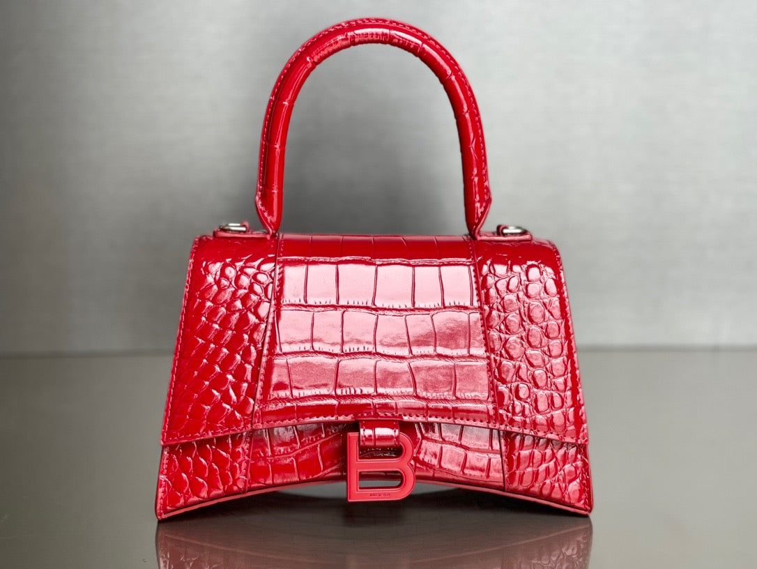 BAL HOURGLASS TOP HANDLE BAG