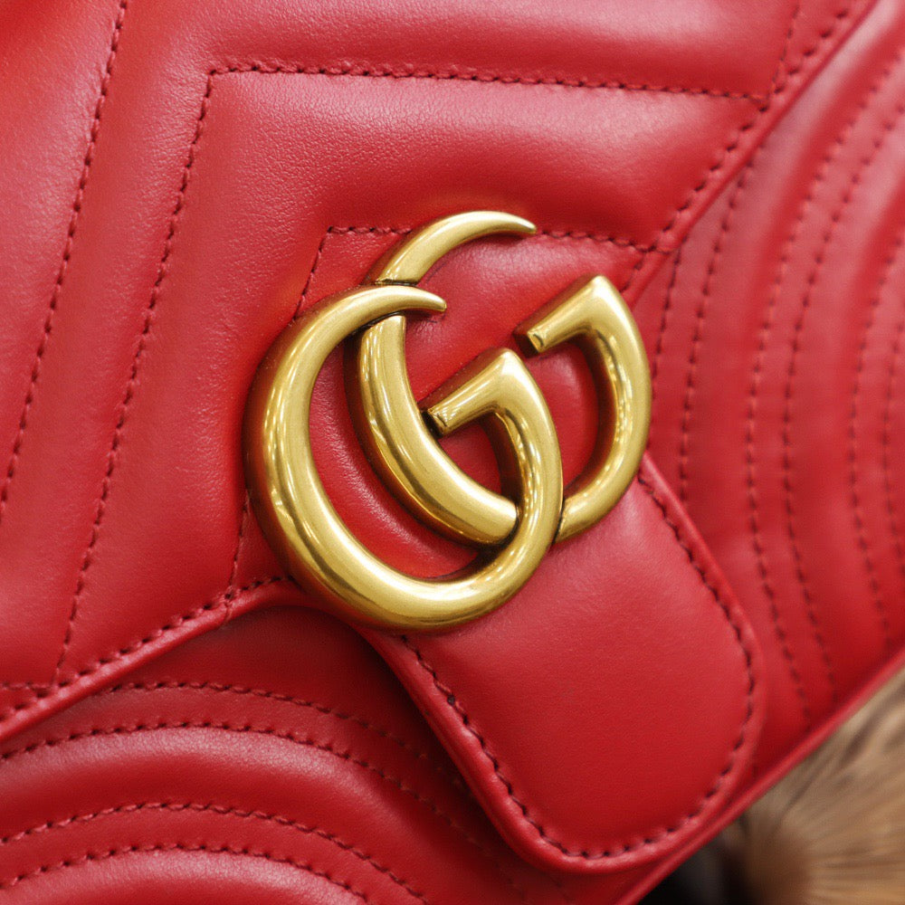 GG MARMONT MINI TOP HANDLE BAG