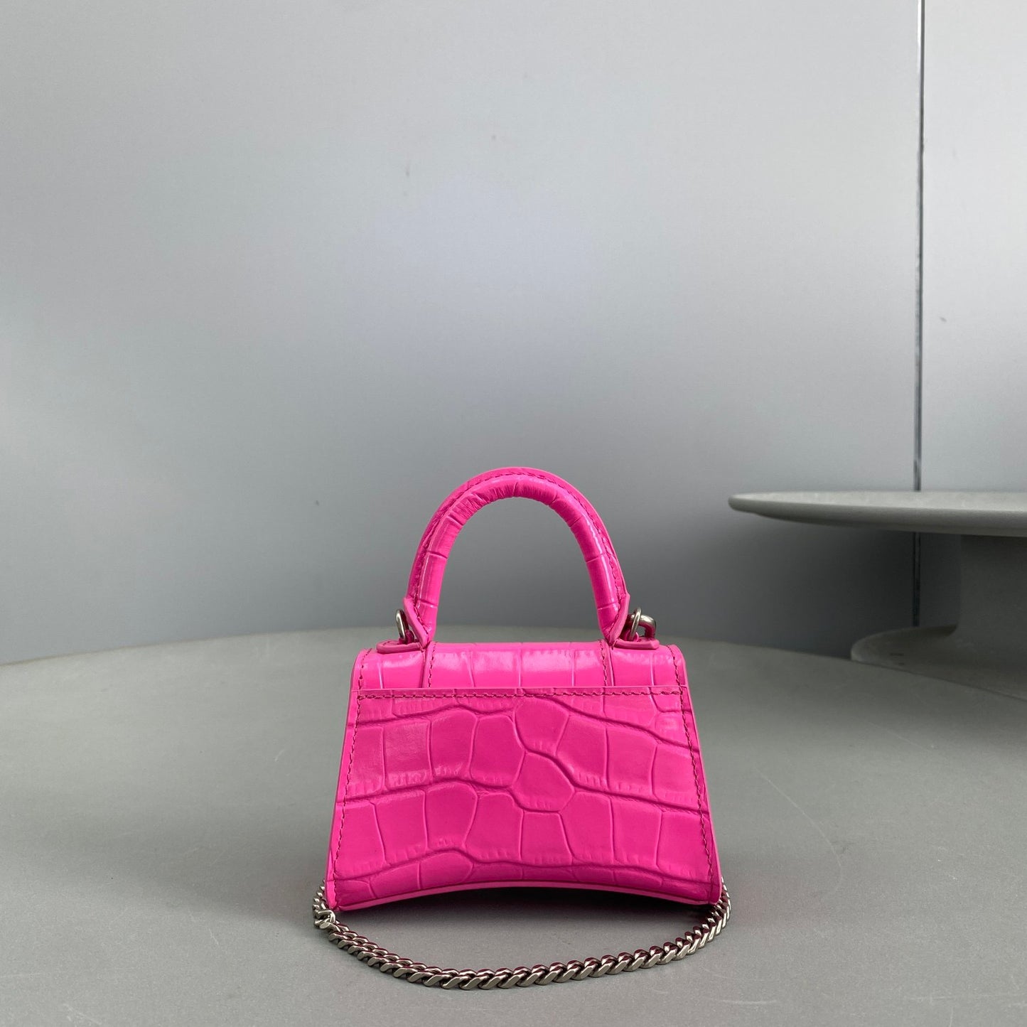 BAL HOURGLASS MINI TOTE BAG