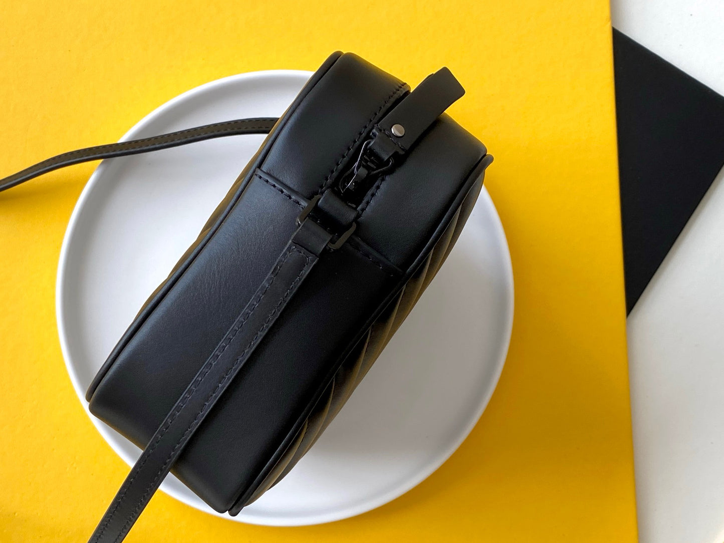 SL LOU CAMERA BAG IN QUILTED LEATHER