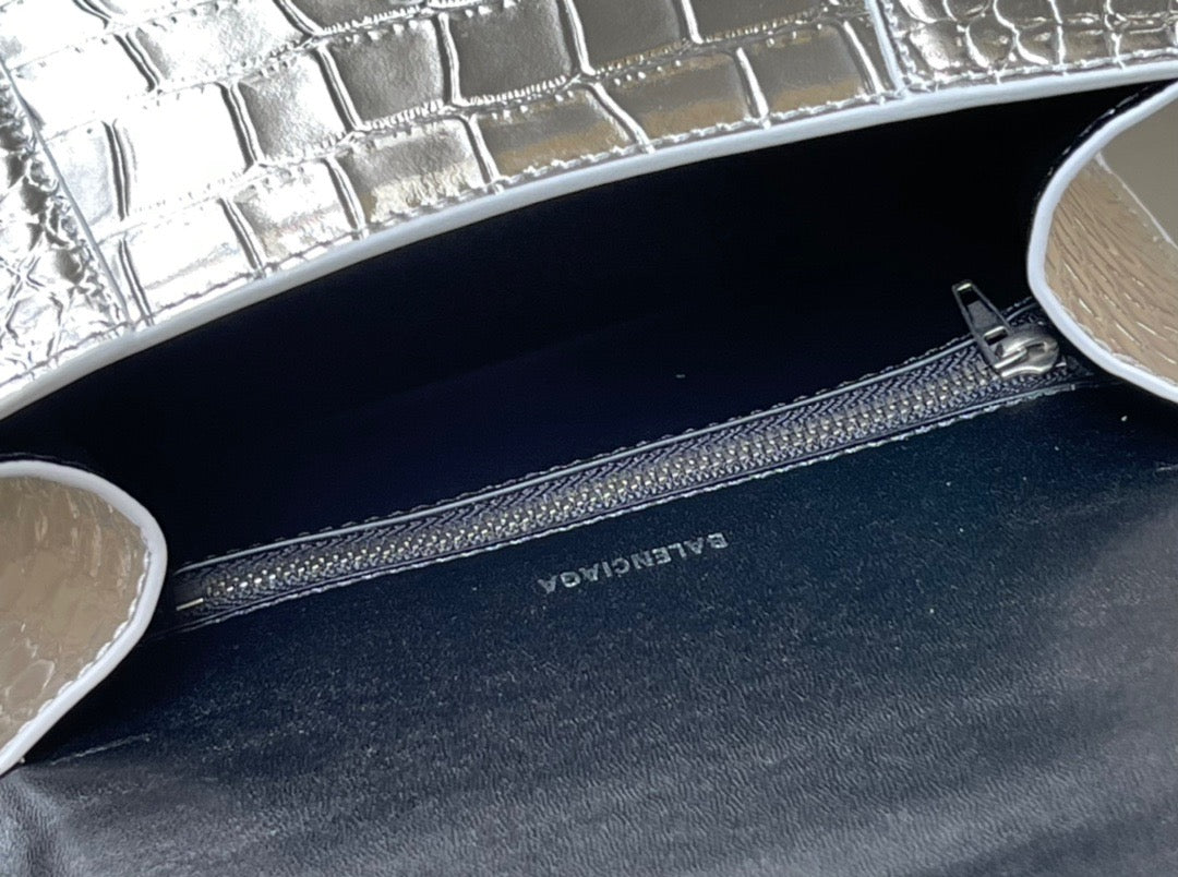 BAL HOURGLASS TOP HANDLE BAG