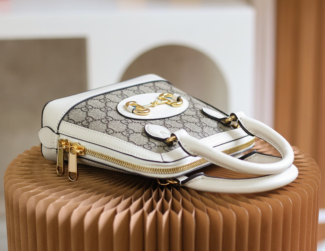 GG HORSEBIT 1955 MINI TOP HANDLE BAG
