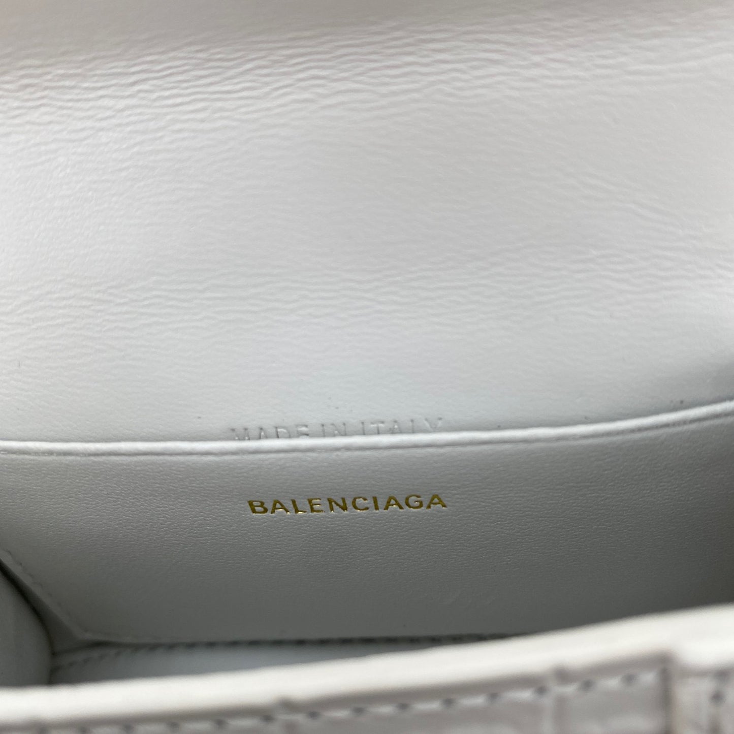 BAL HOURGLASS MINI TOTE BAG