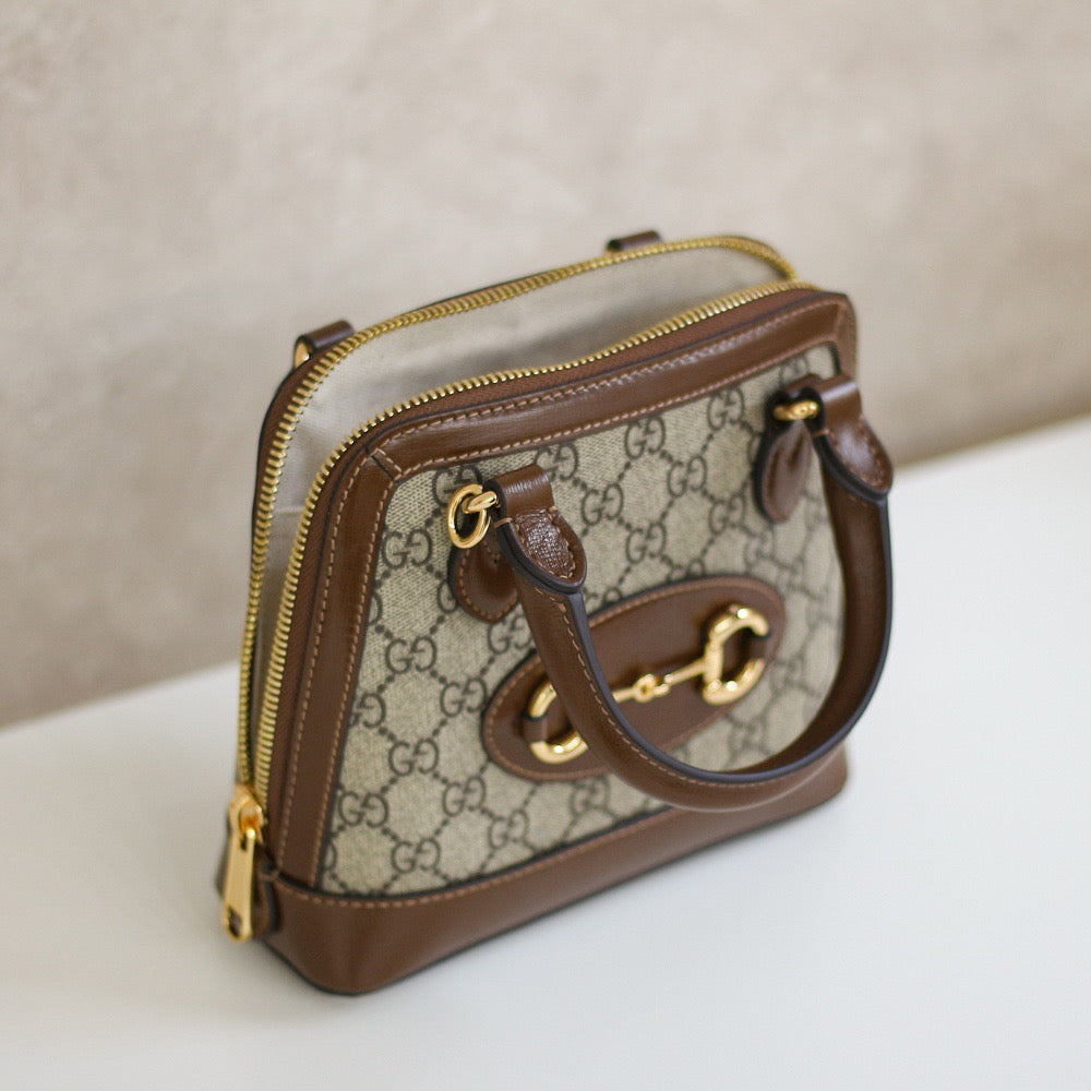 GG HORSEBIT 1955 MINI TOP HANDLE BAG