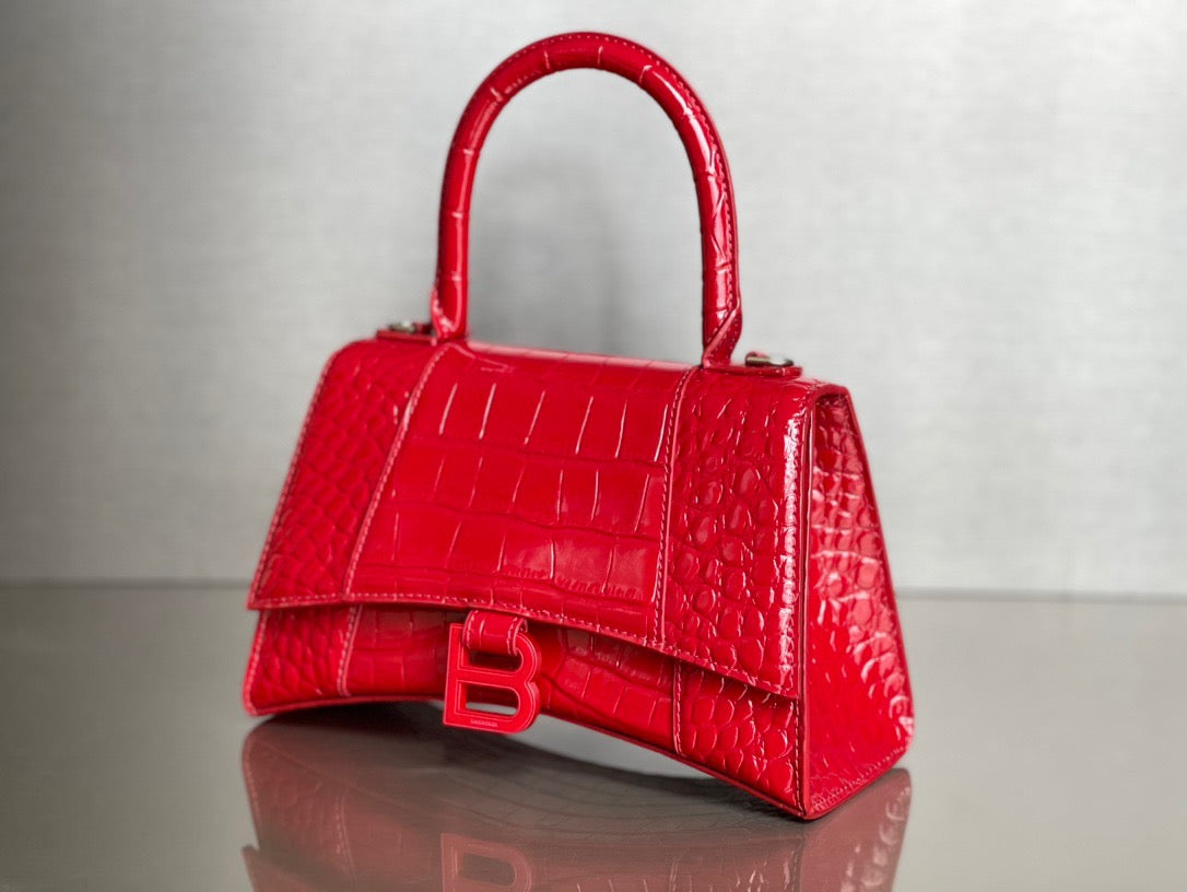 BAL HOURGLASS TOP HANDLE BAG