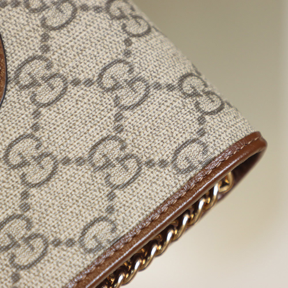 GG HORSEBIT 1955 WALLET WITH CHAIN
