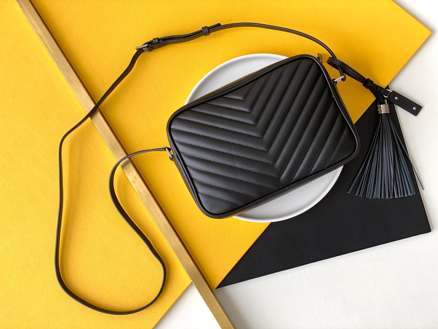 SL LOU CAMERA BAG IN QUILTED LEATHER